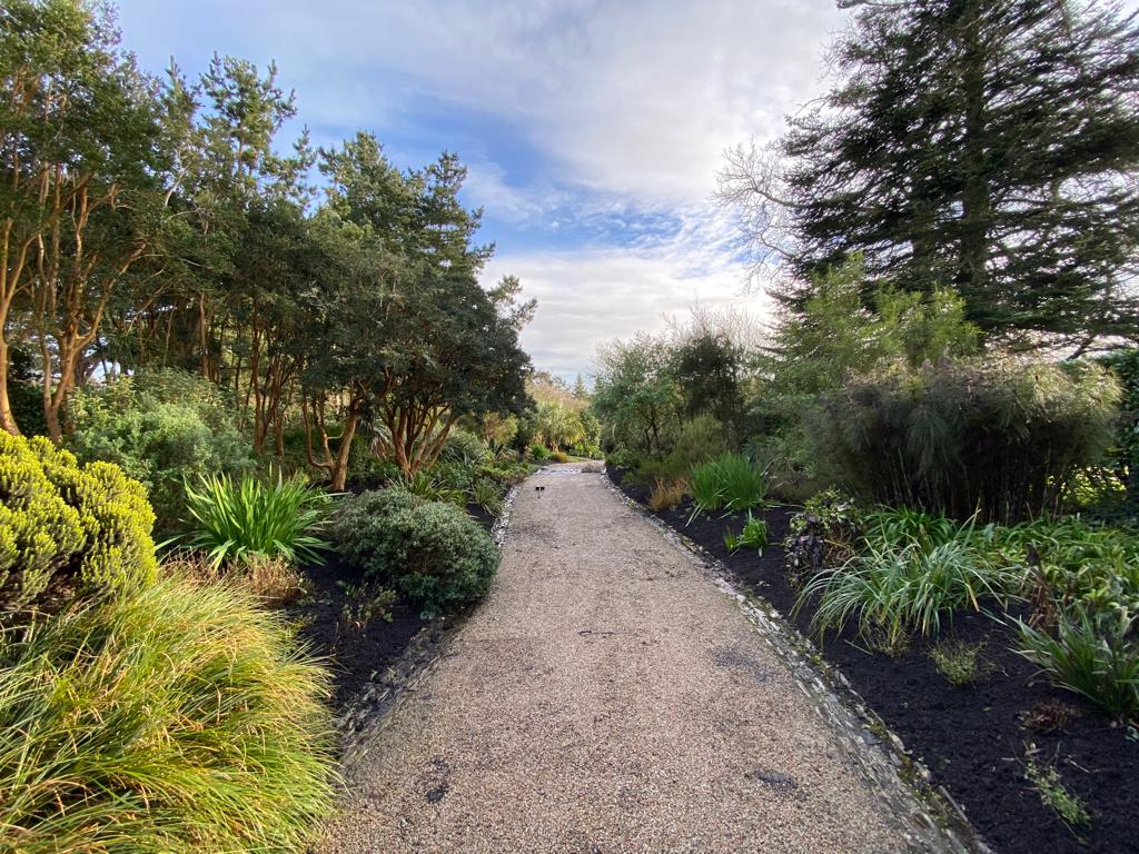 Mulching Entrance Route