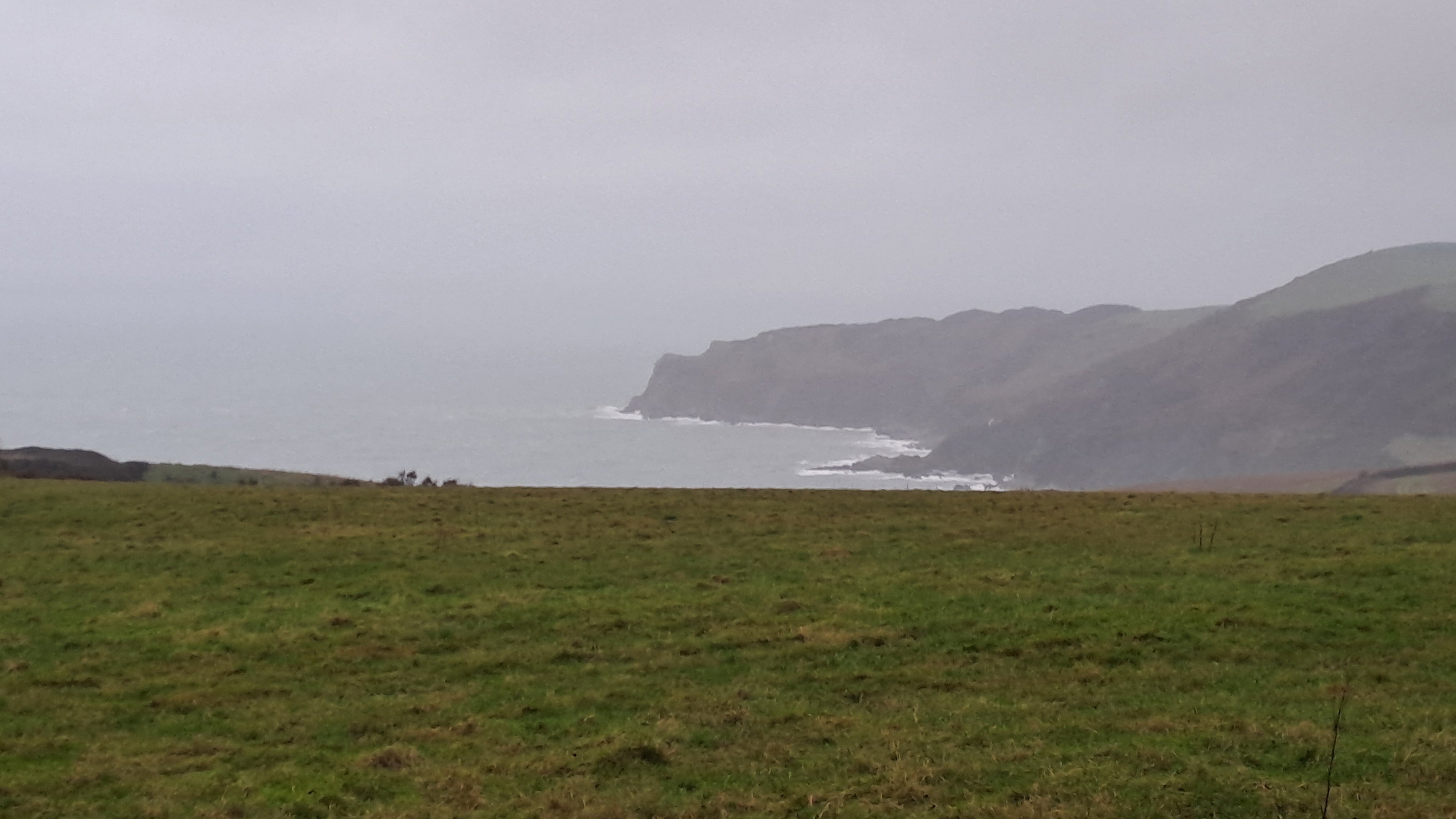Lansallos winter landscape