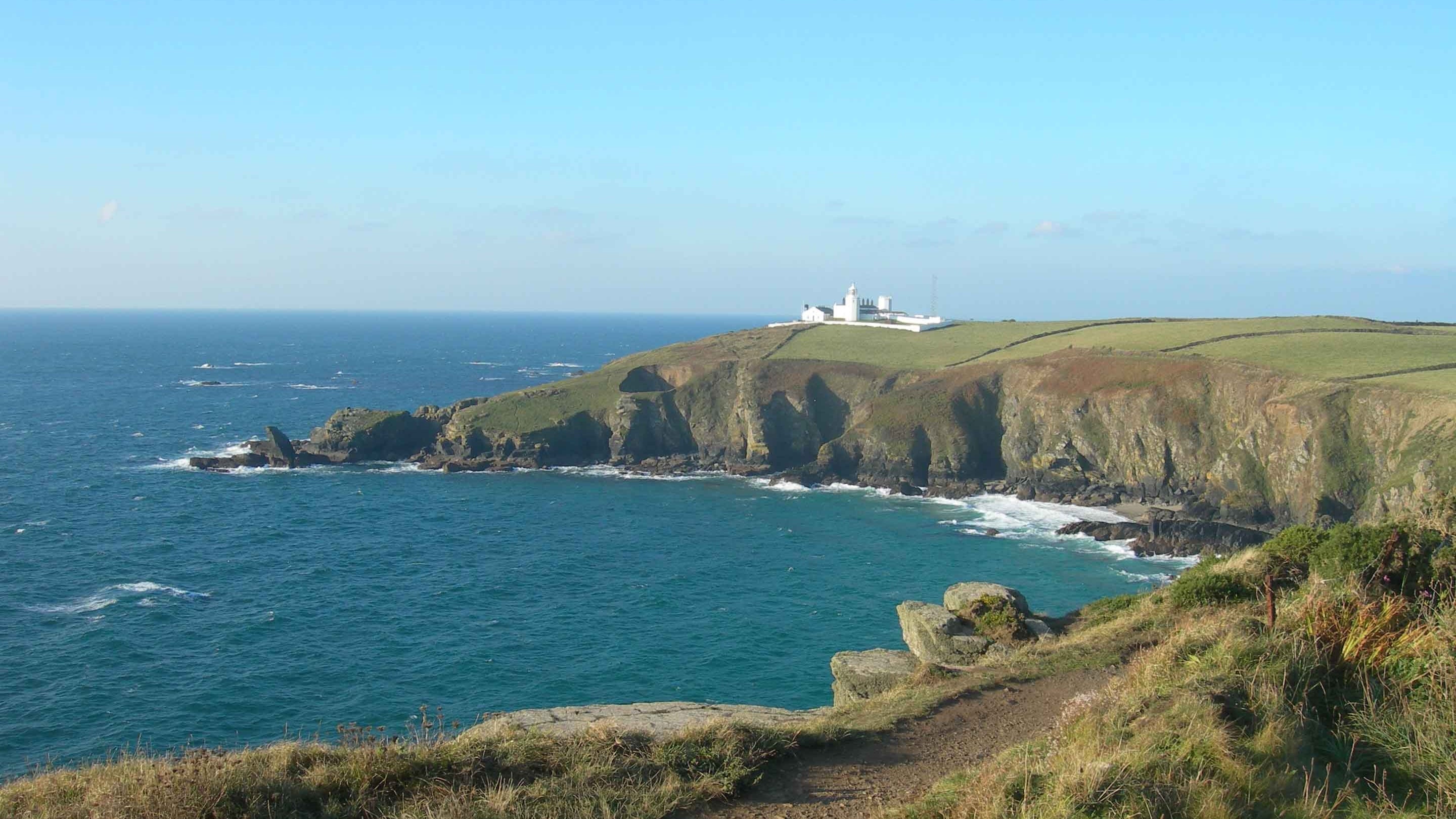 Views from a holiday cottage at Lizard Point, Cornwall