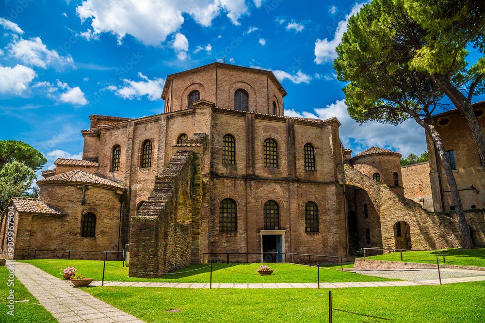 Family tradition suggests that the 6th century Chapel of San Vitale in Ravenna partly inspired the design of A la Ronde