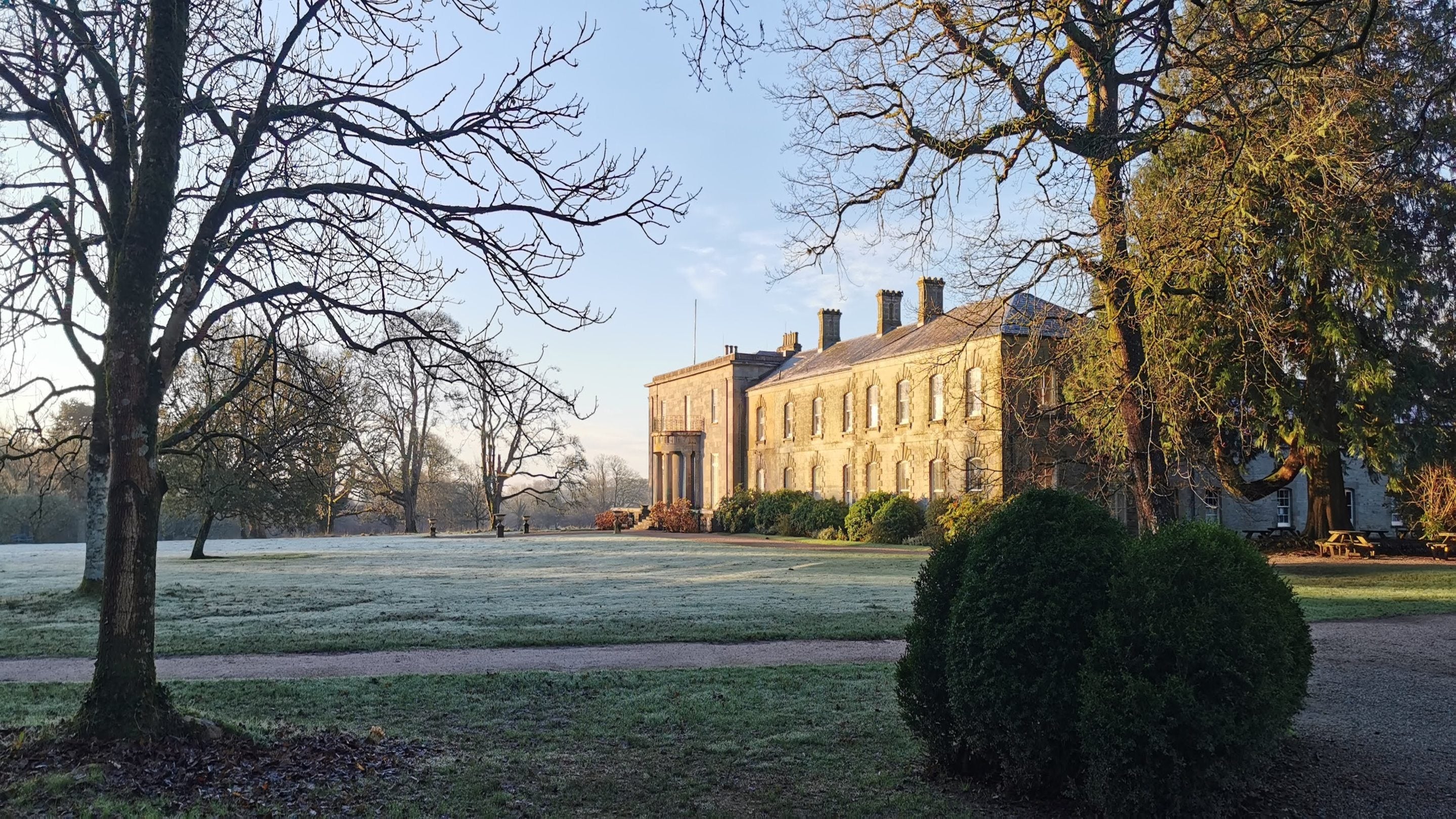 Arlington Court House in the winter
