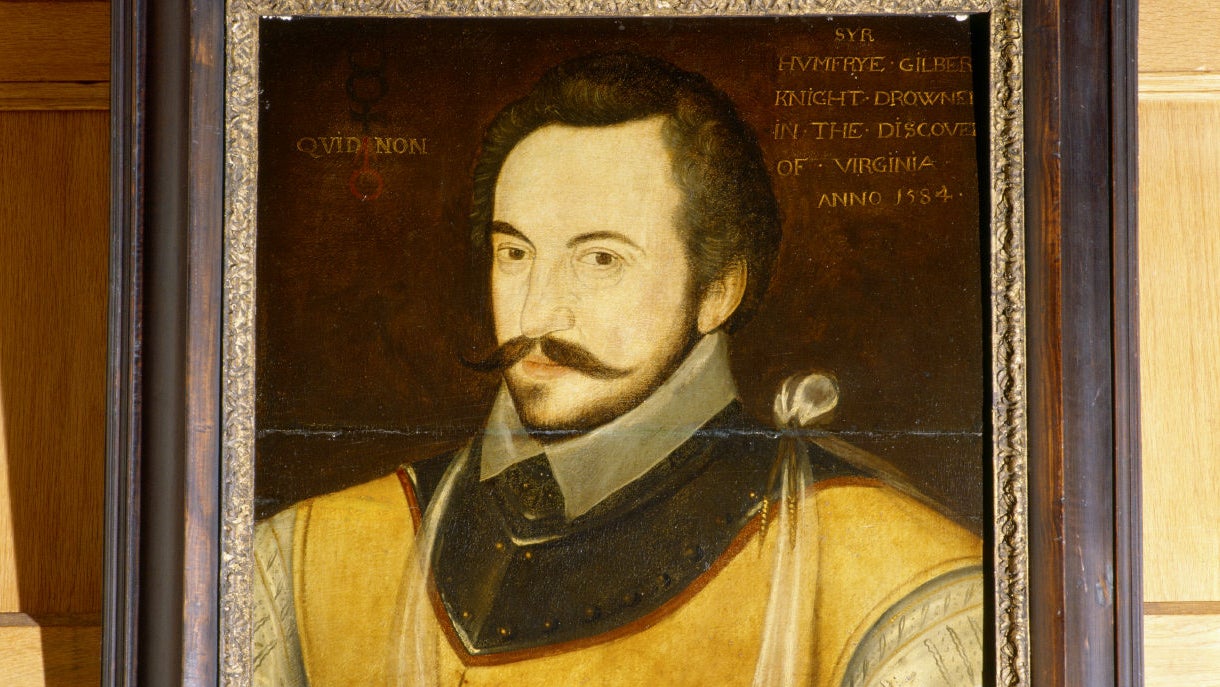 Tudor-era portrait of man wearing armour and yellow surcoat