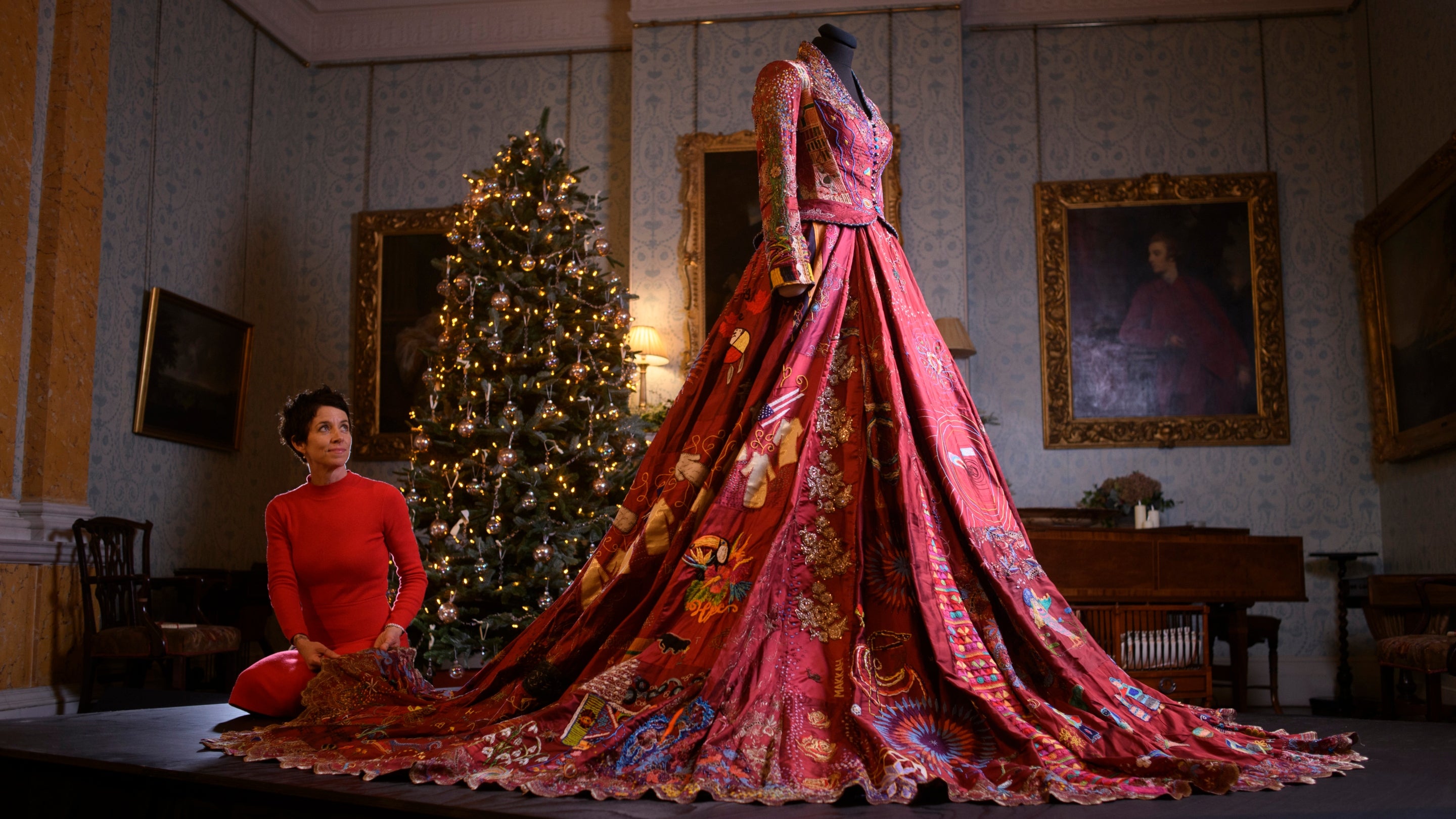 The Red Dress with artist, Kirstie McLeod