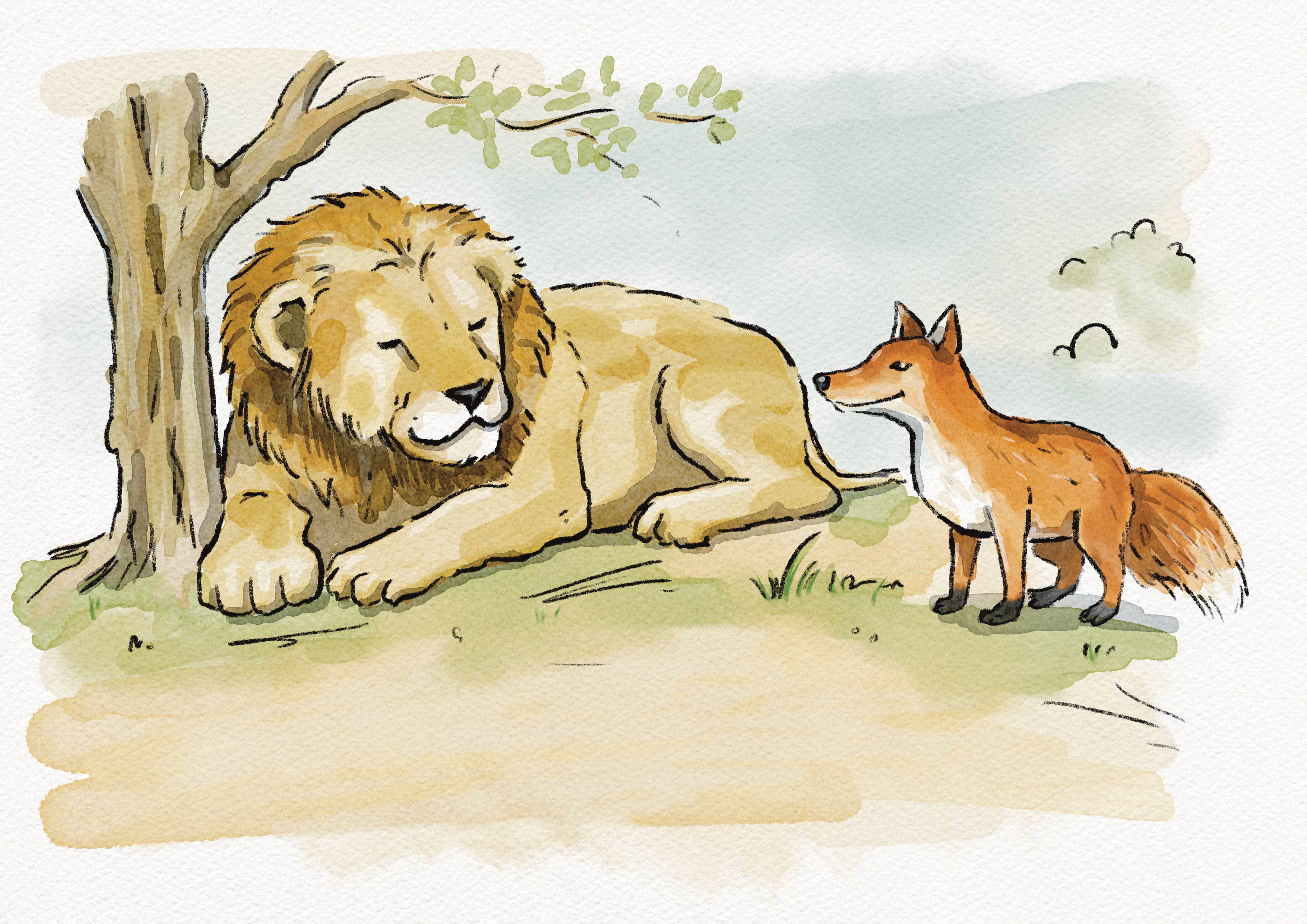 The Old Lion and The Fox