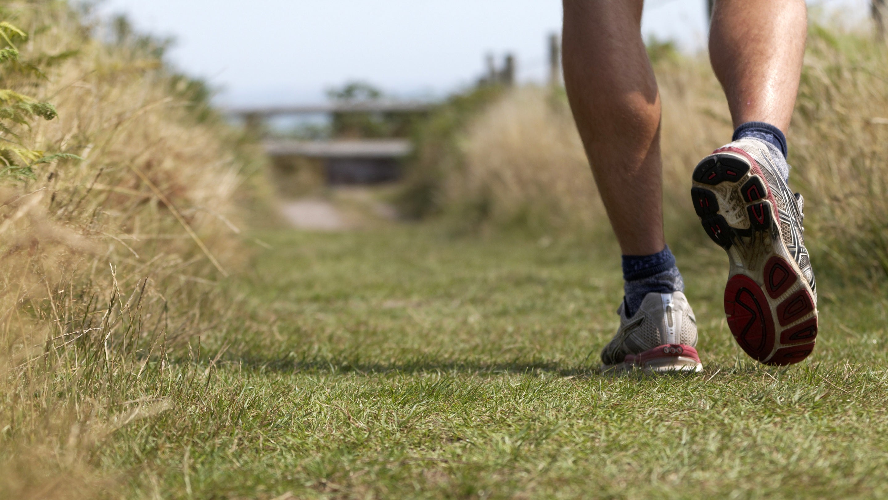 Runner on the South West Coast Path, Studland, Dorset