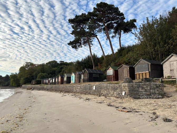 A photo of beach huts on South Beach