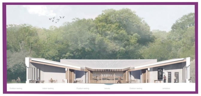 A cross-section of the interior of the proposed new South Ashridge Gateway