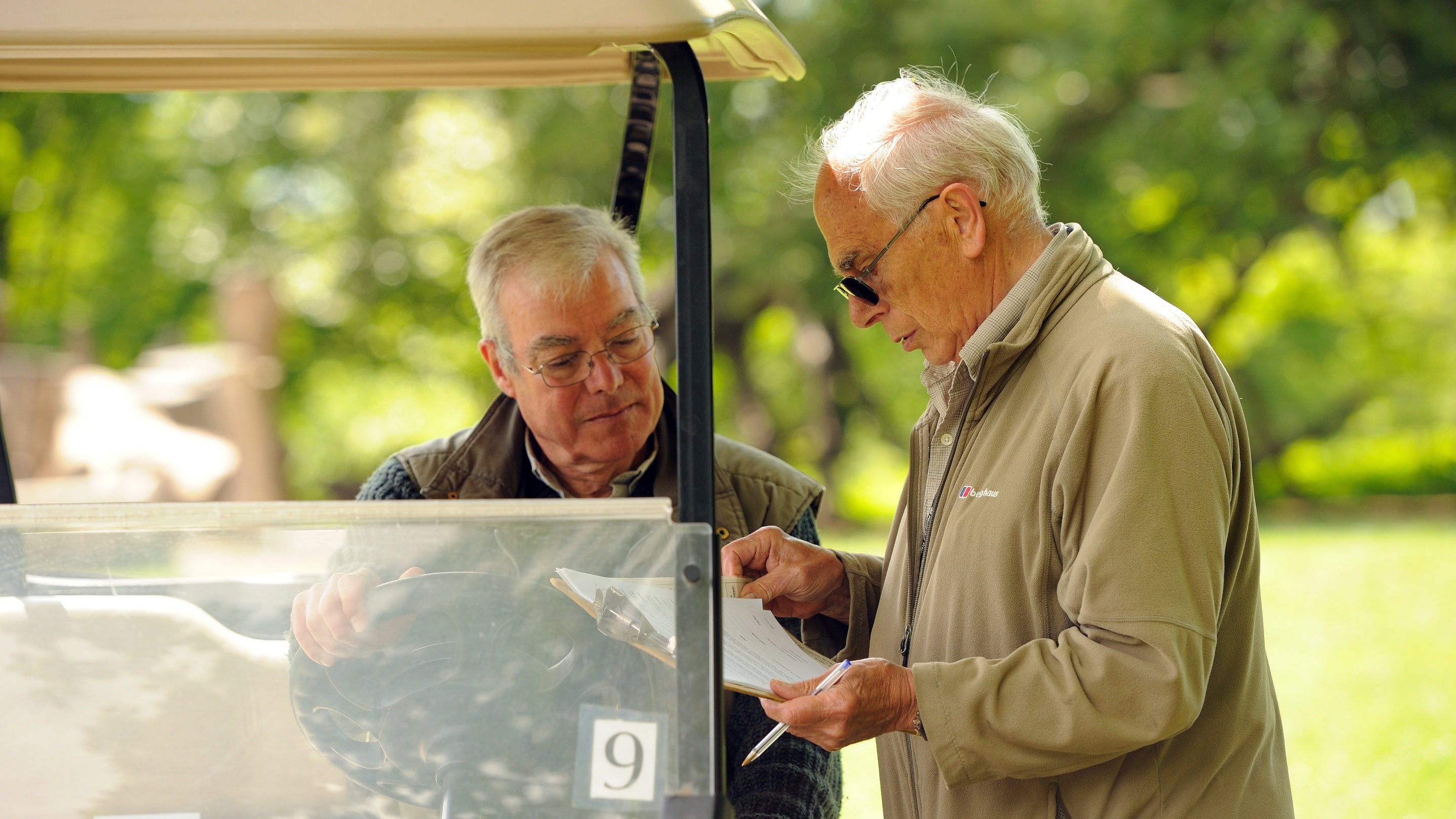 Visitors exploring in buggies at Ashridge Estate, Hertfordshire
