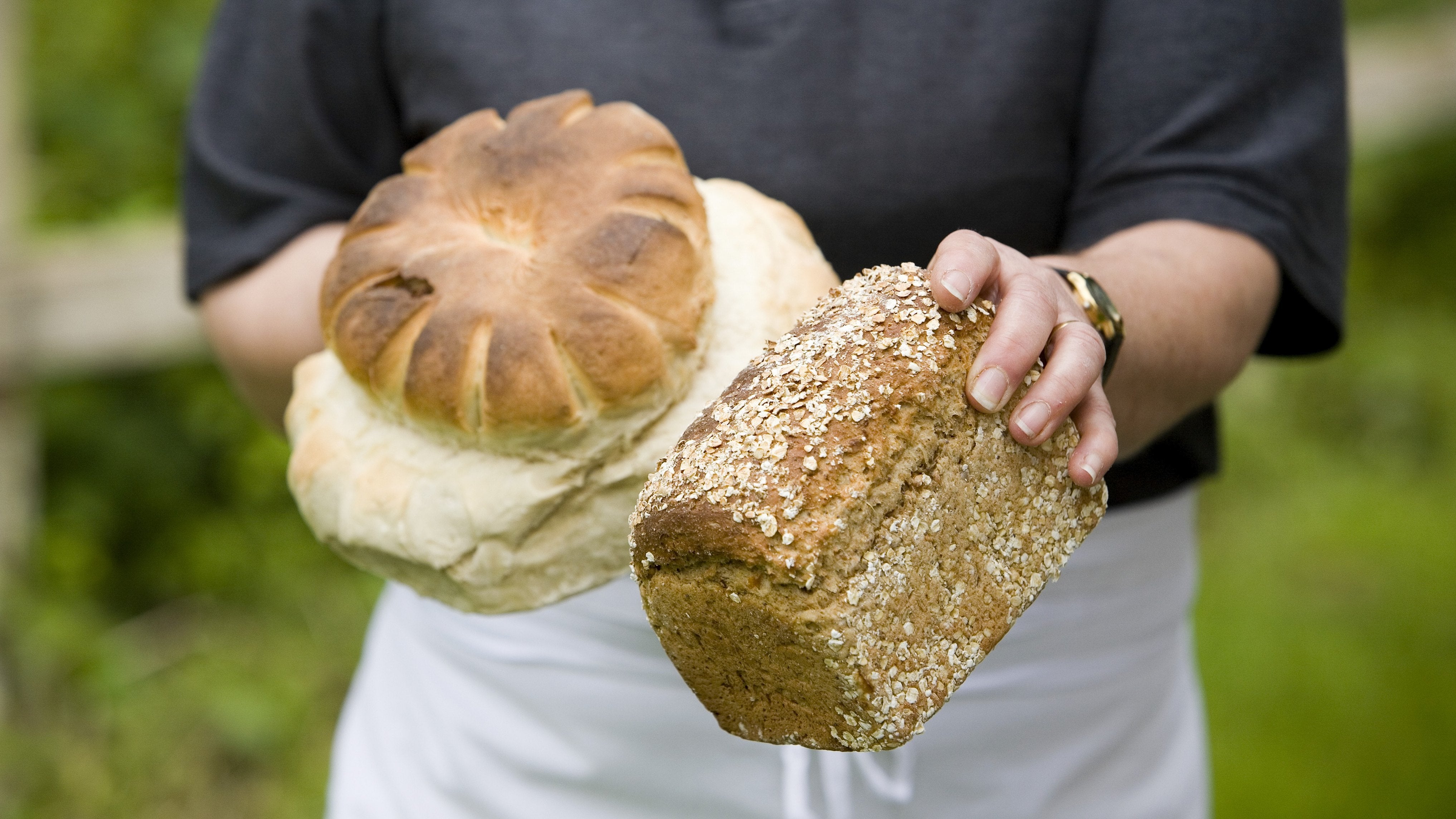 Bread at Farmers Market at Grange Barn