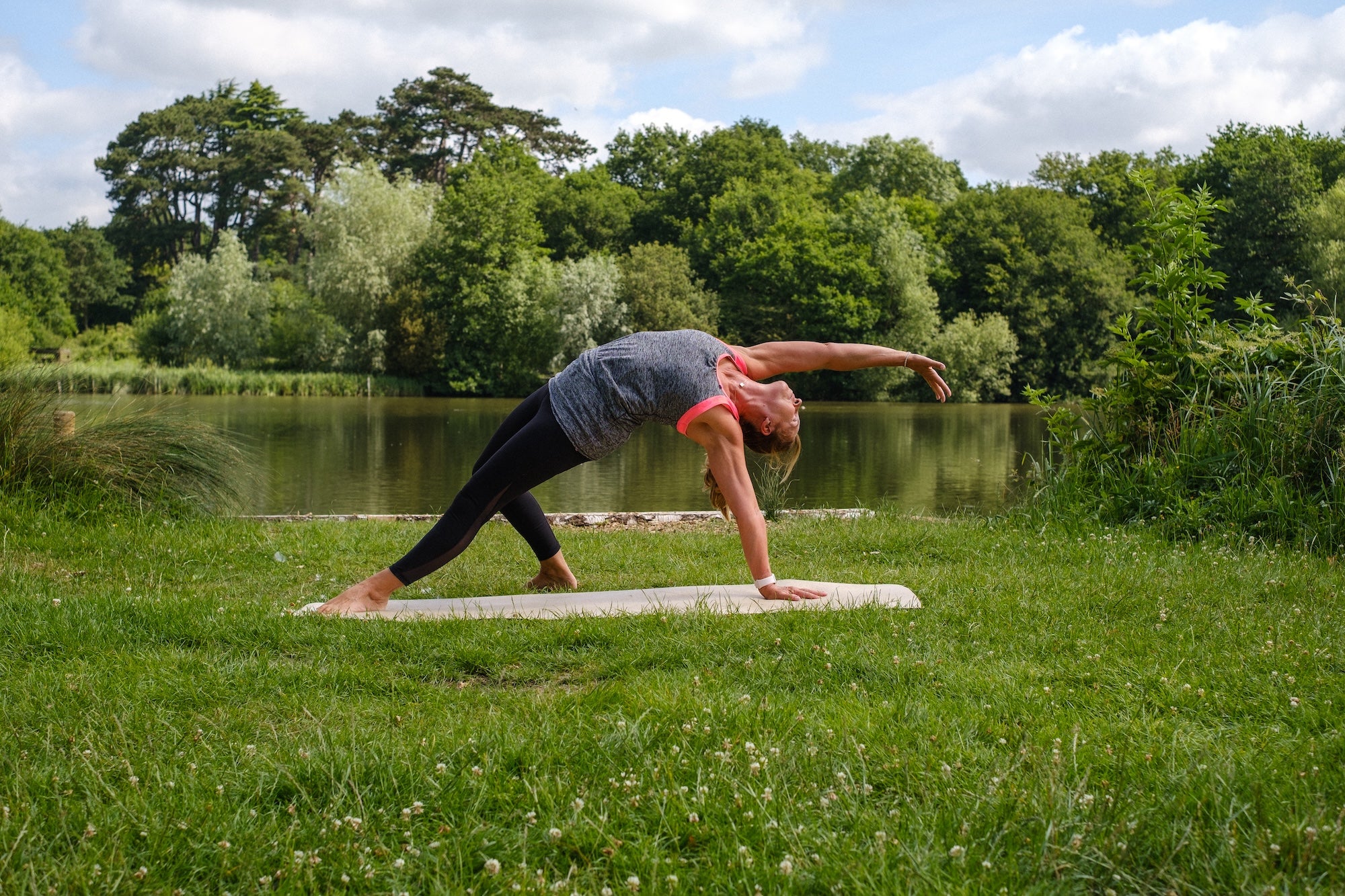 Yoga at Hatfield Forest, Essex