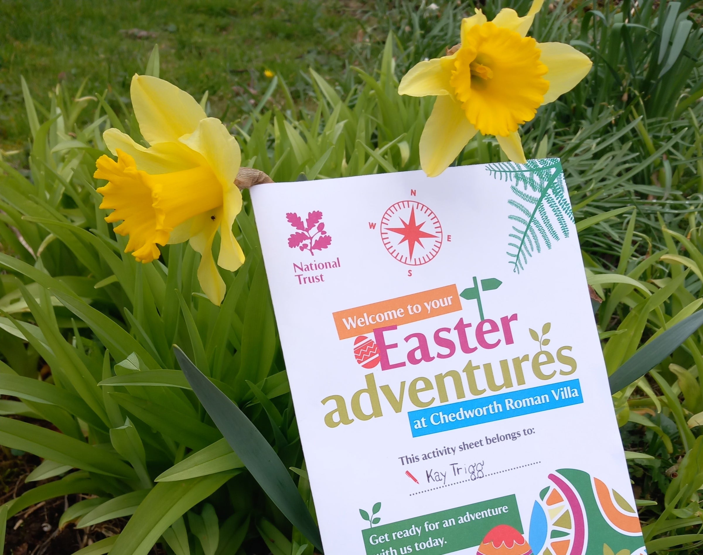 Easter Trail at Chedworth Roman Villa