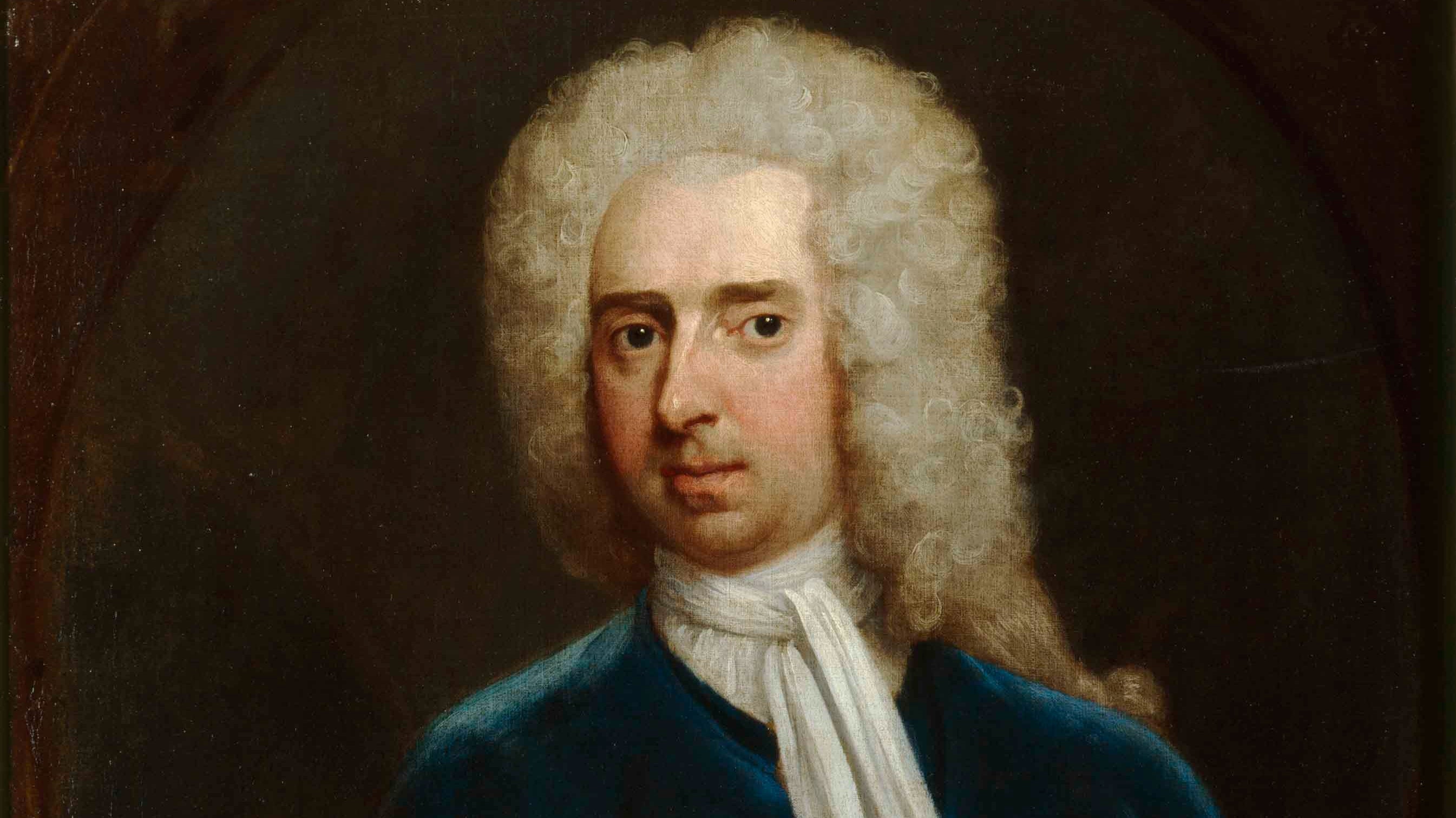 A portrait, oil painting on canvas, of Sir John Dutton by Michael Dahl from circa 1726