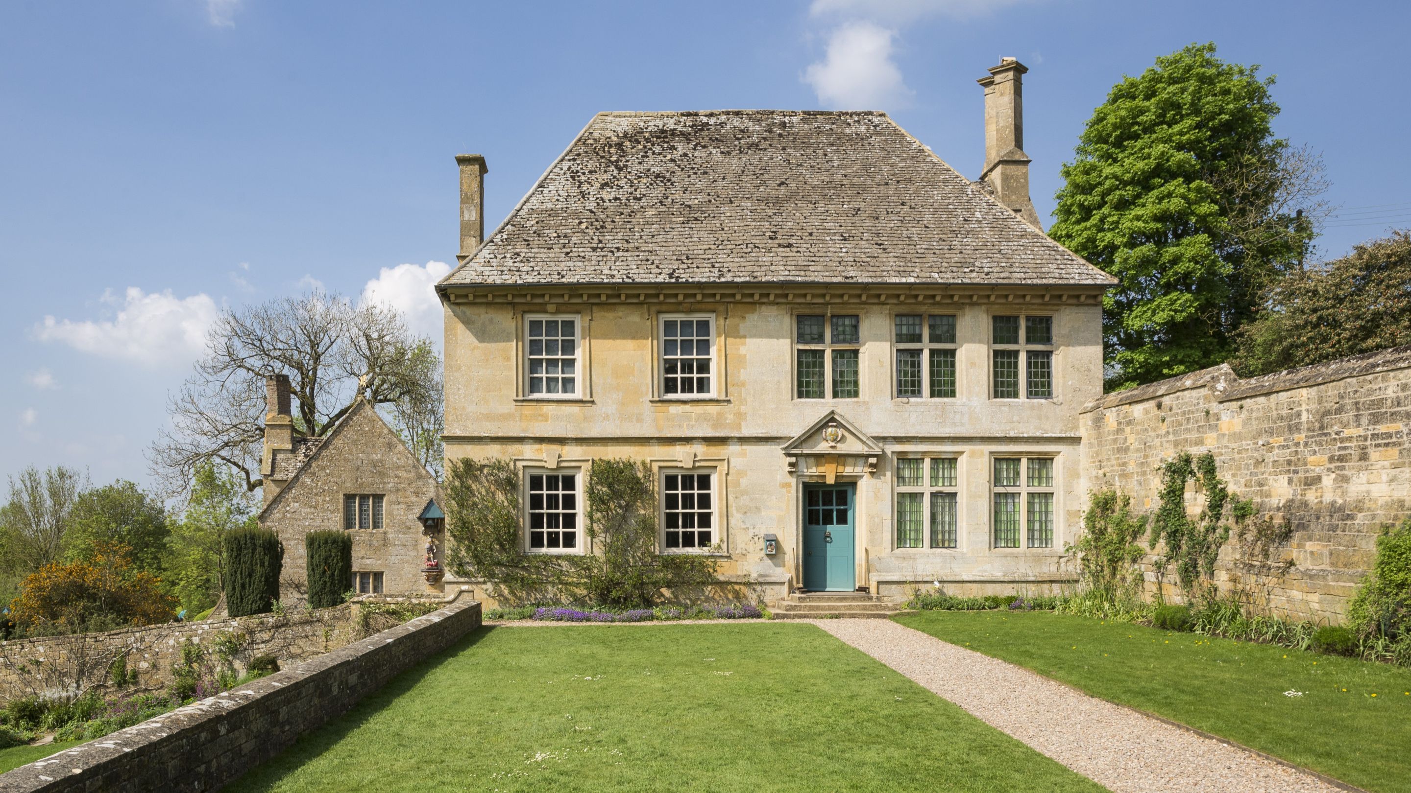The south front of Snowshill Manor and Garden, Gloucestershire