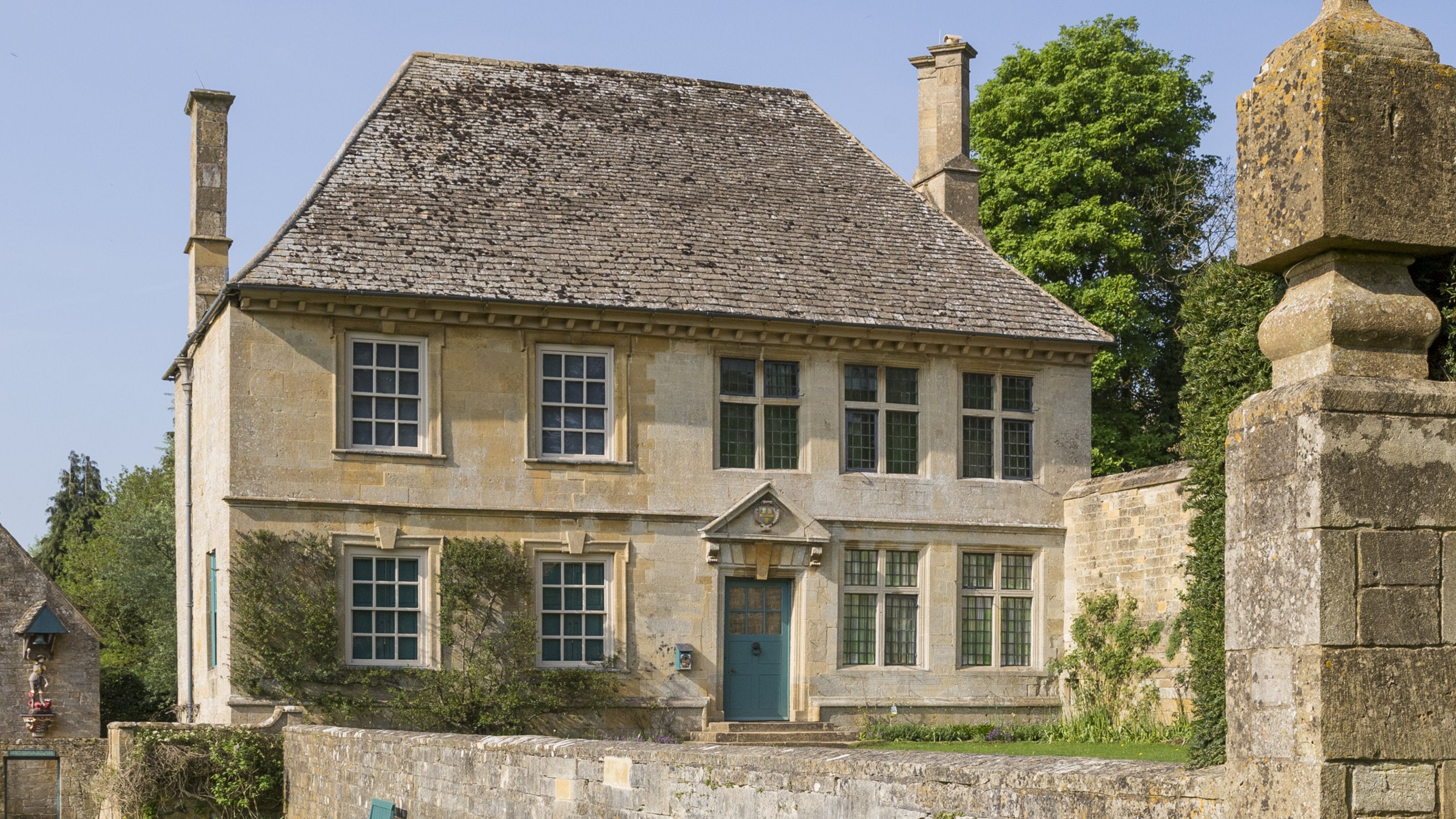 The south front of Snowshill Manor in Gloucestershire