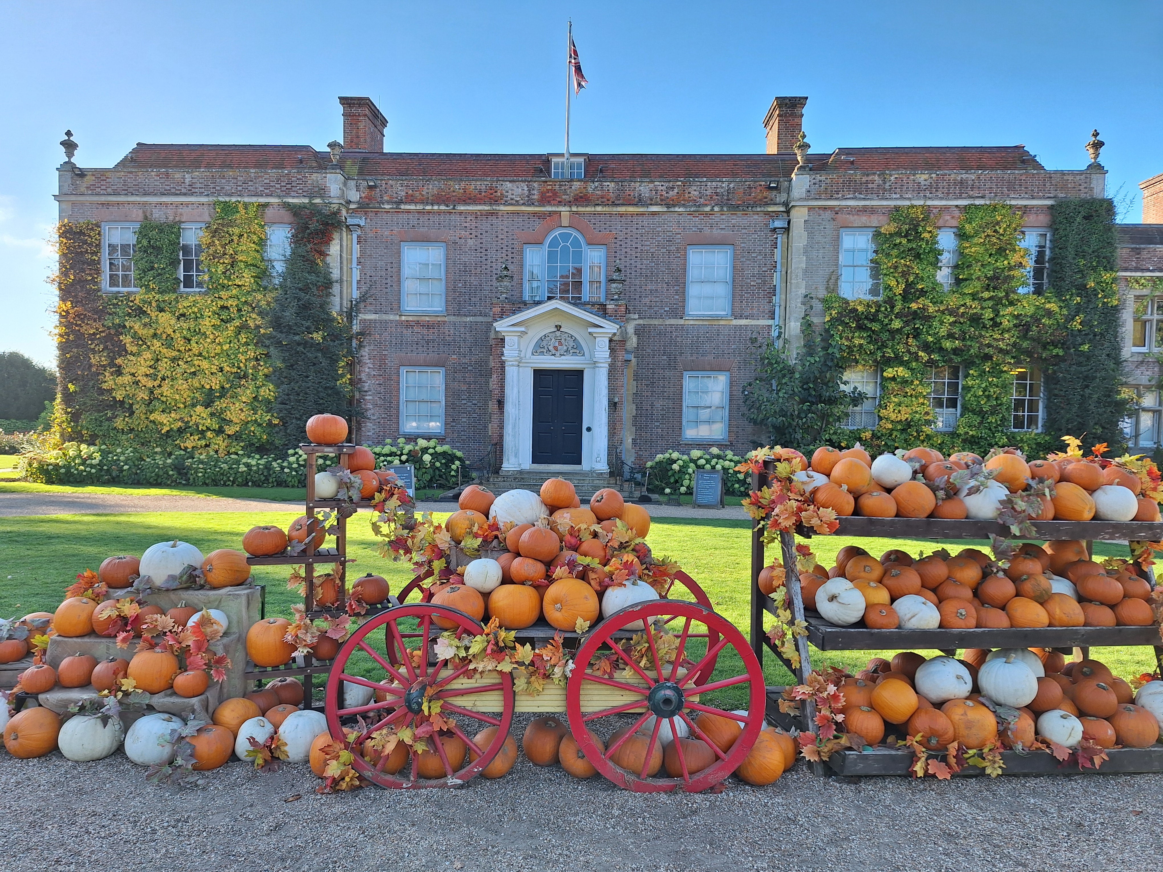 Harvest and Pumpkin Displays at Hinton Ampner