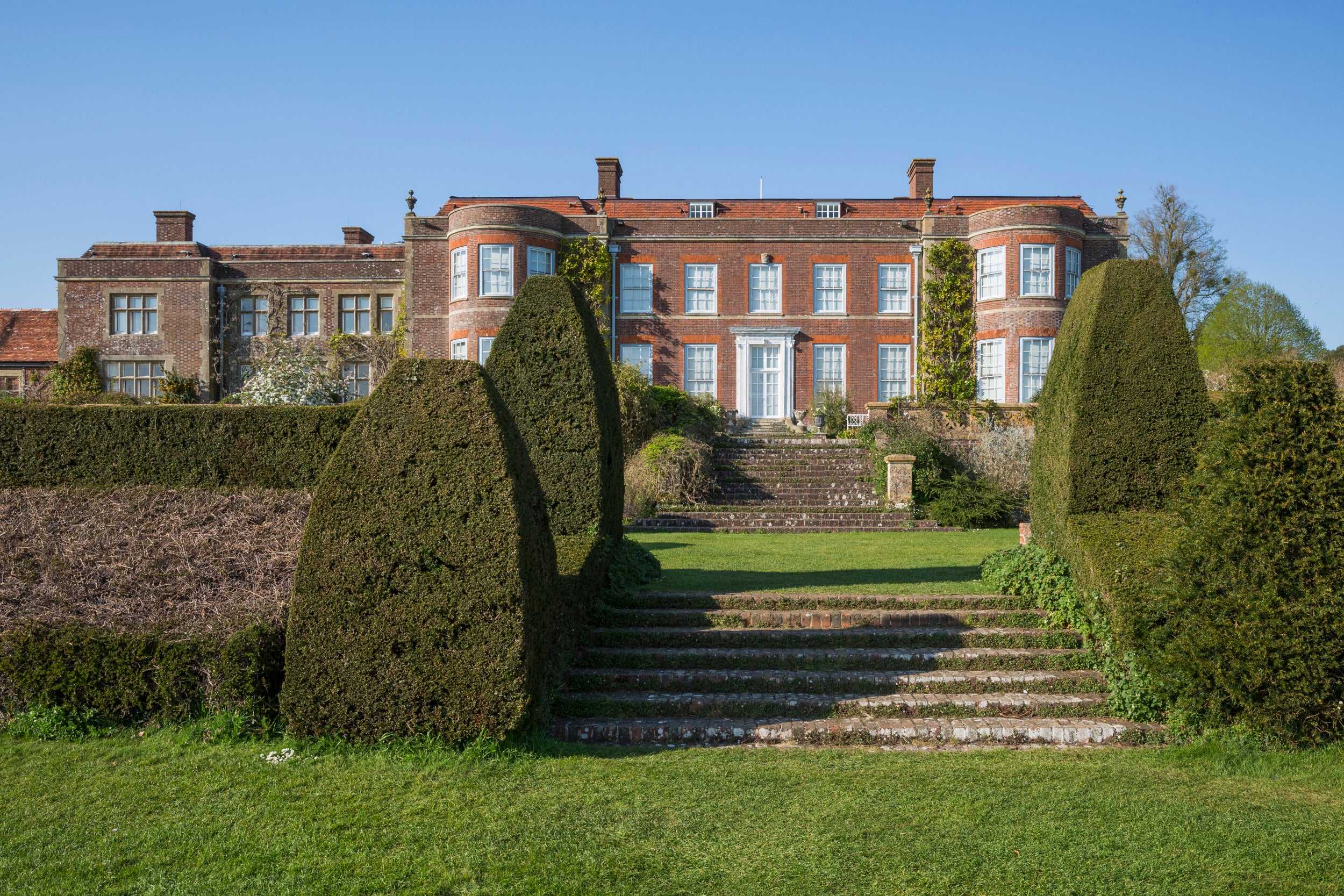 View of the South front of the house