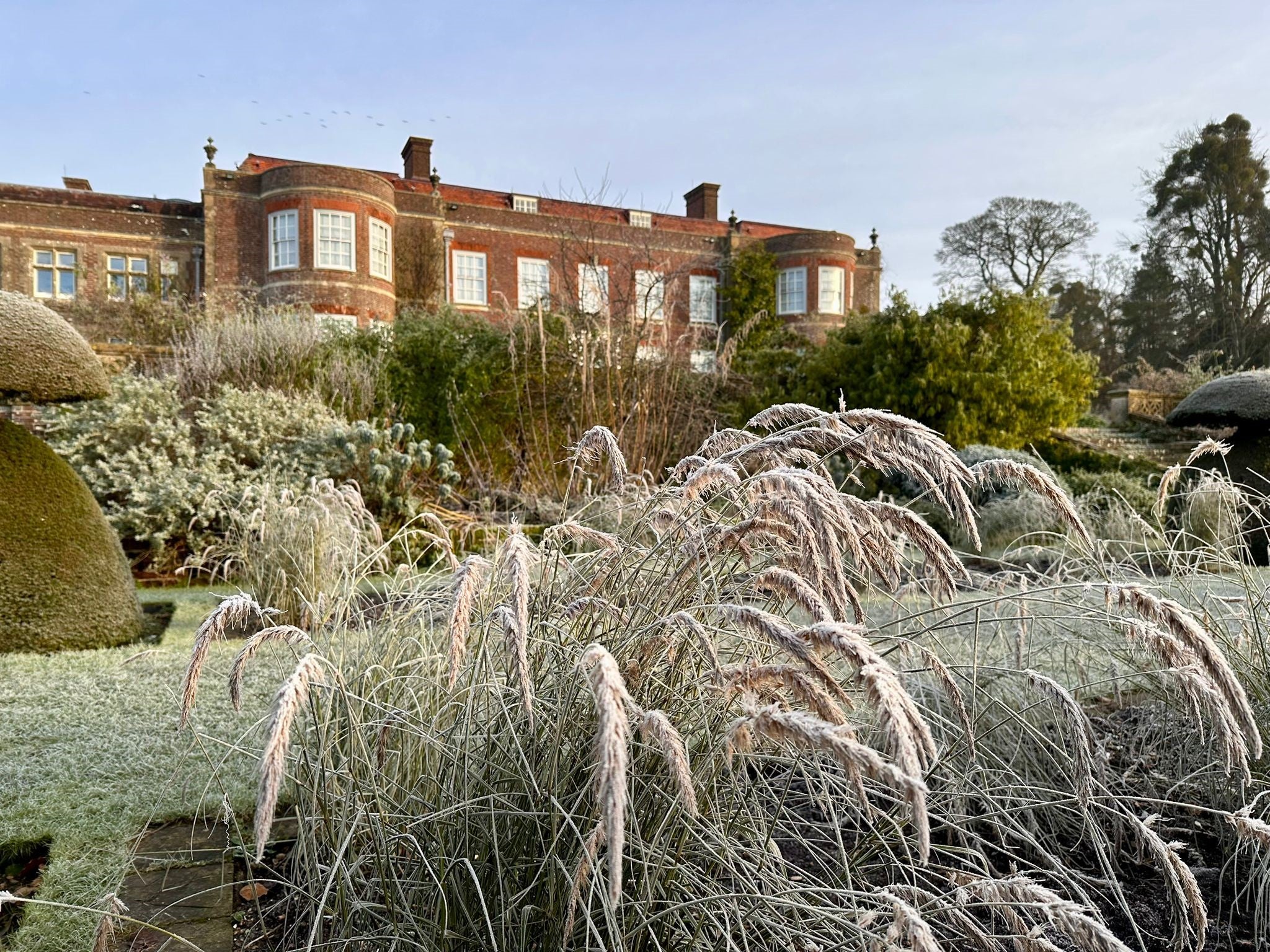 Frosty Winter Day at Hinton Ampner