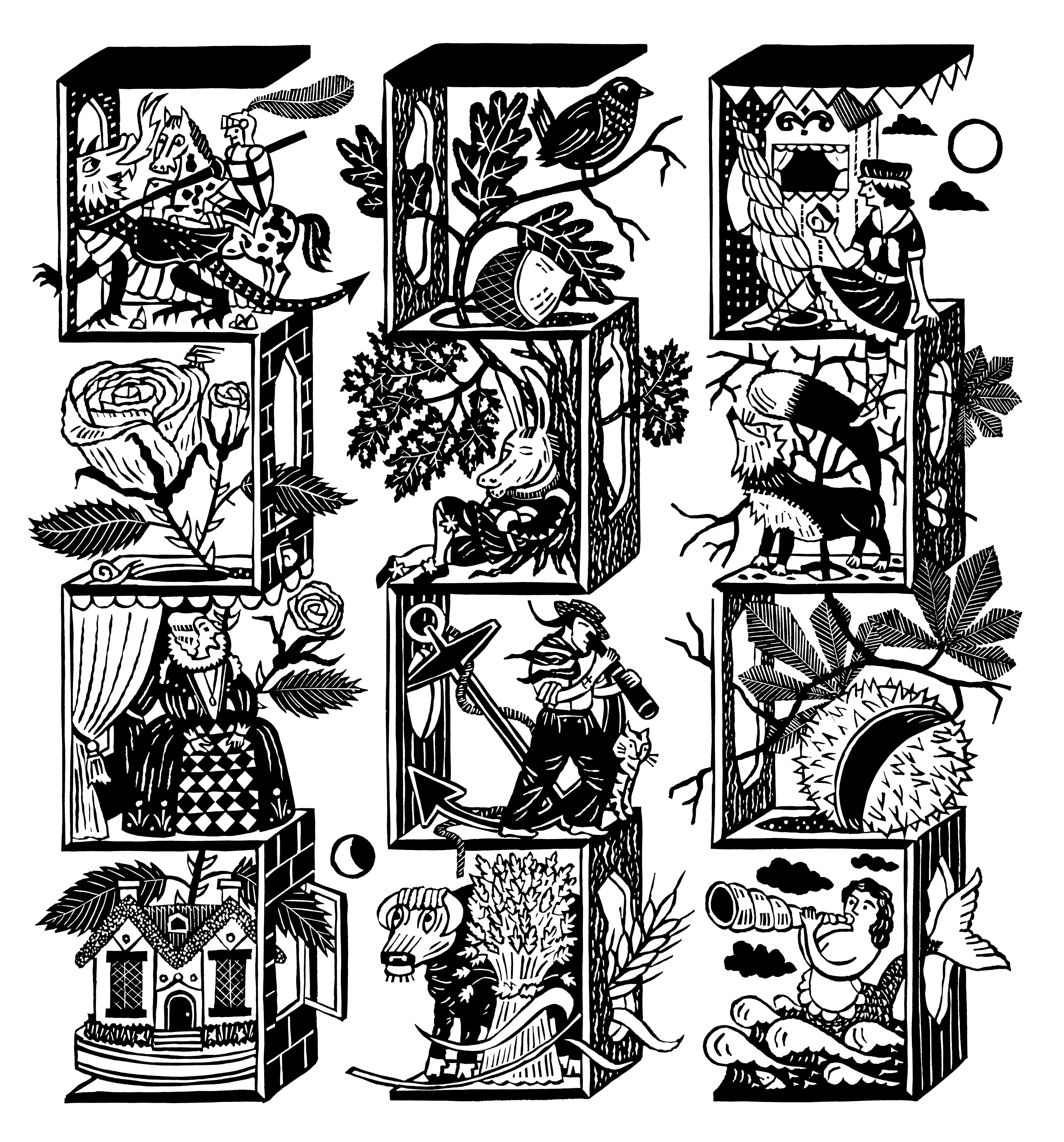 Christopher Brown_Albion_linocut