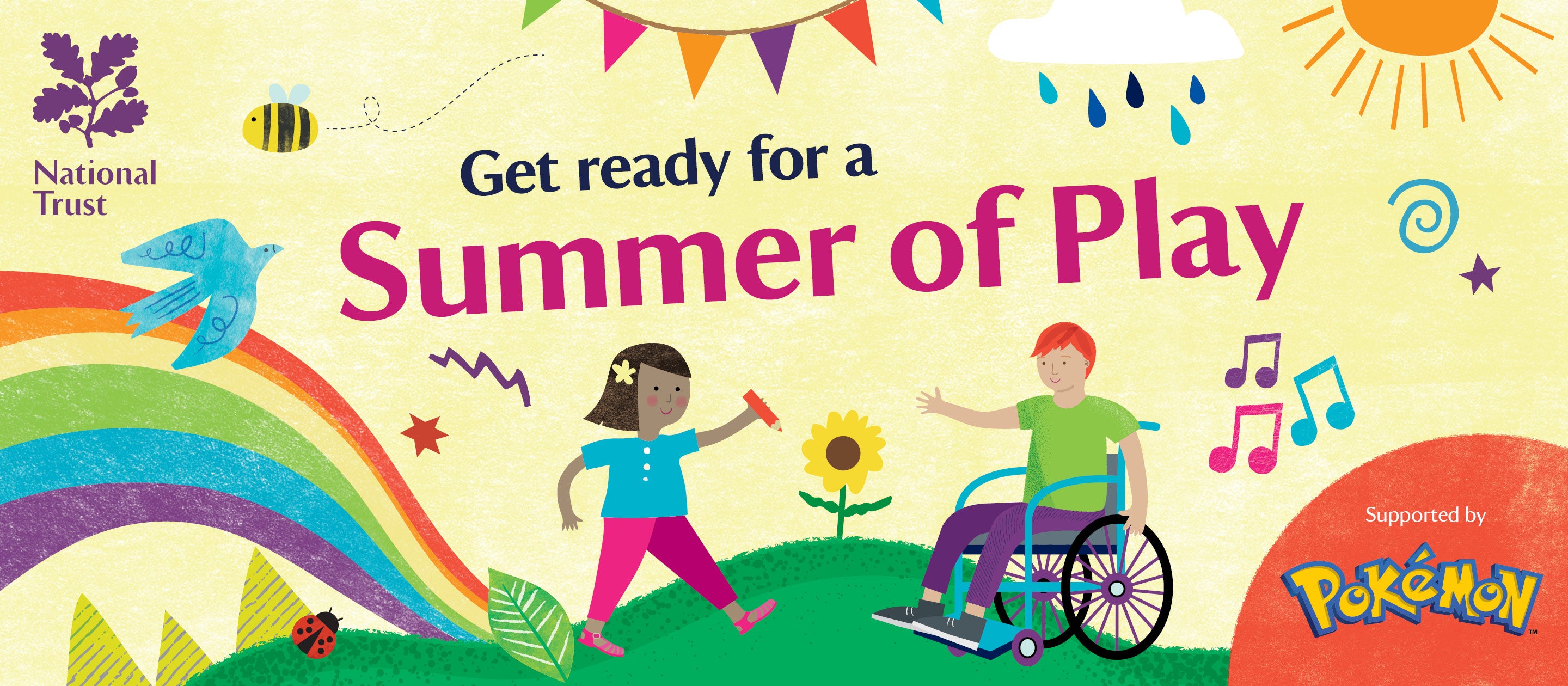 Pokémon join Summer of Play at Mottisfont 23 July - 6 September