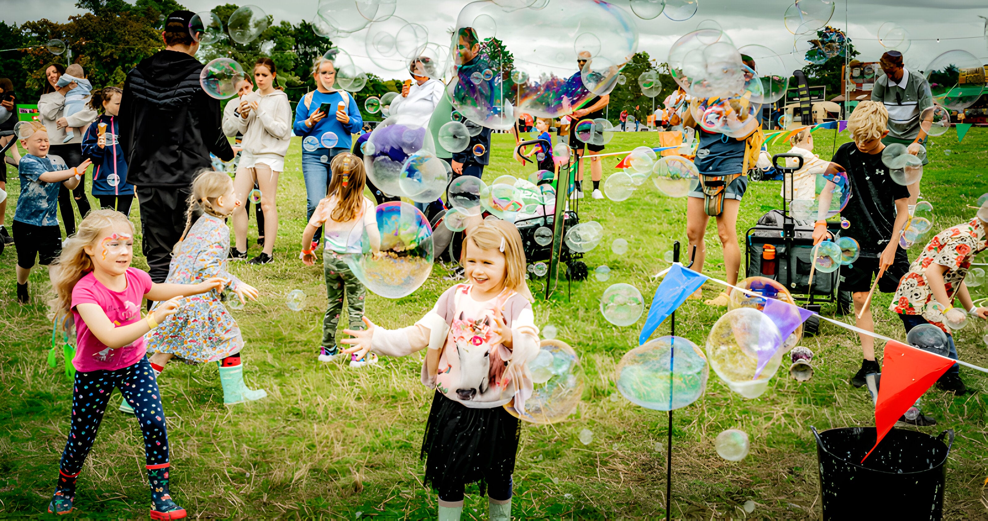 Storm in a Teacup with circus skills and amazing bubbles workshop