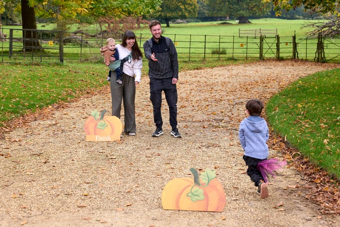Broomstick racing at The Vyne.