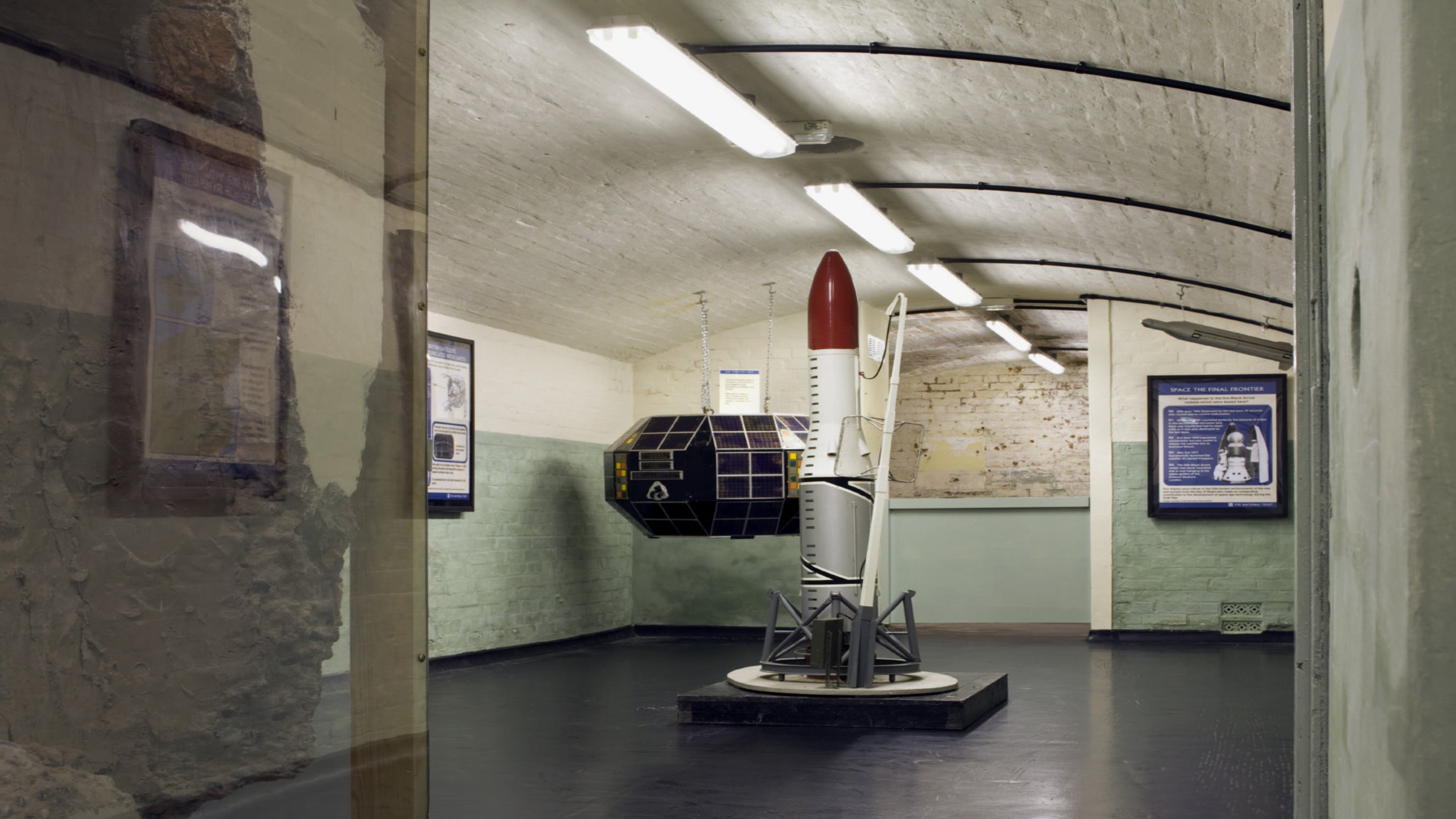 Inside the New Battery, on a separate site further up the headland from the Old Battery, Isle of Wight