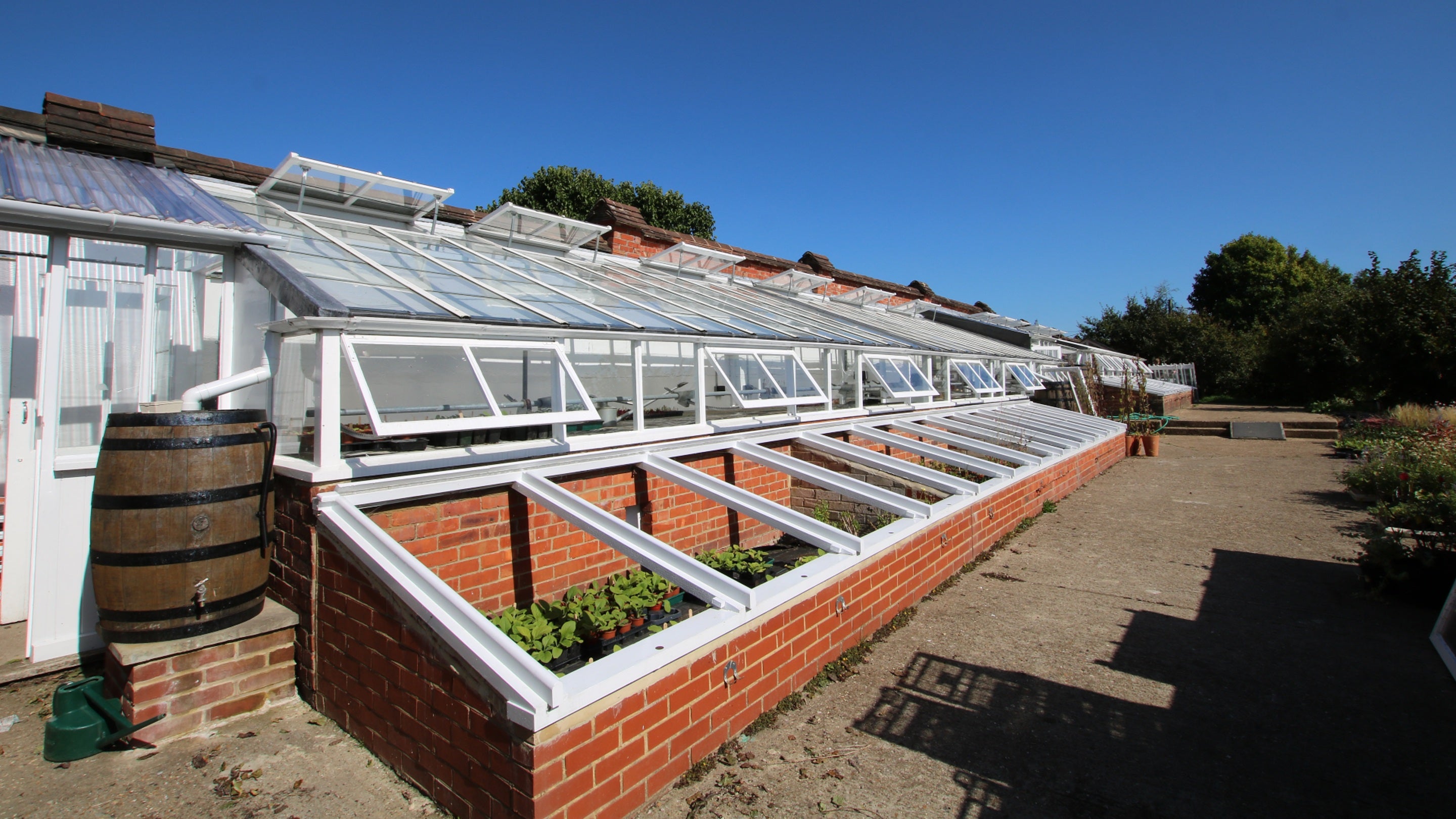A look behind-the-scenes at the restored greenhouses at Chartwell, Kent