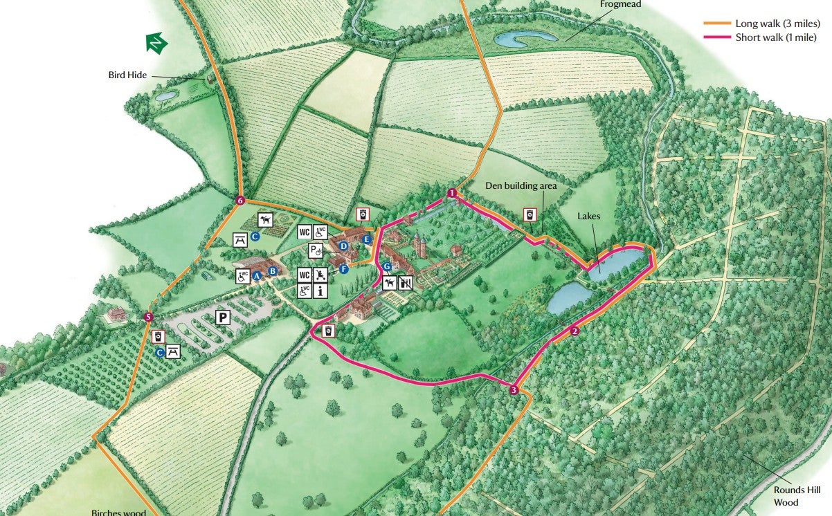 Sissinghurst Castle Garden Estate Map