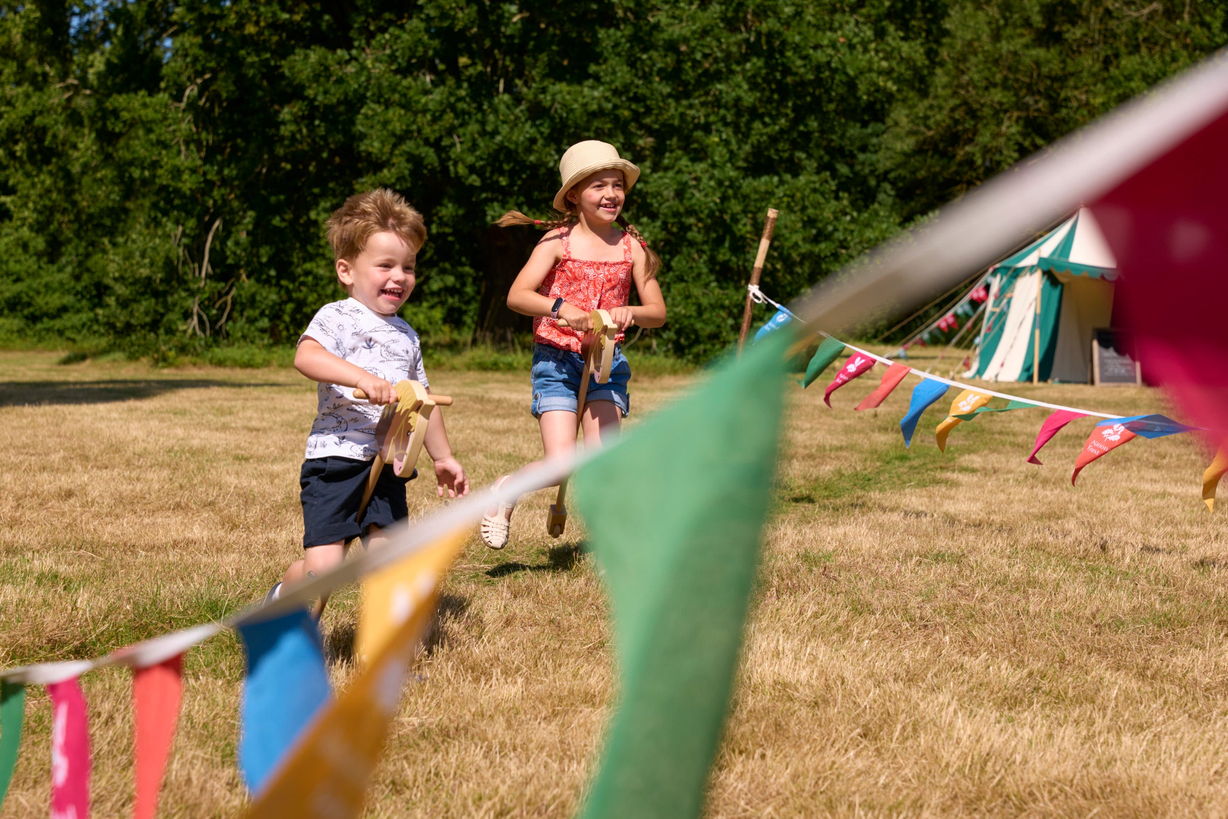 Fun on the plain at Sissinghurst Castle Garden
