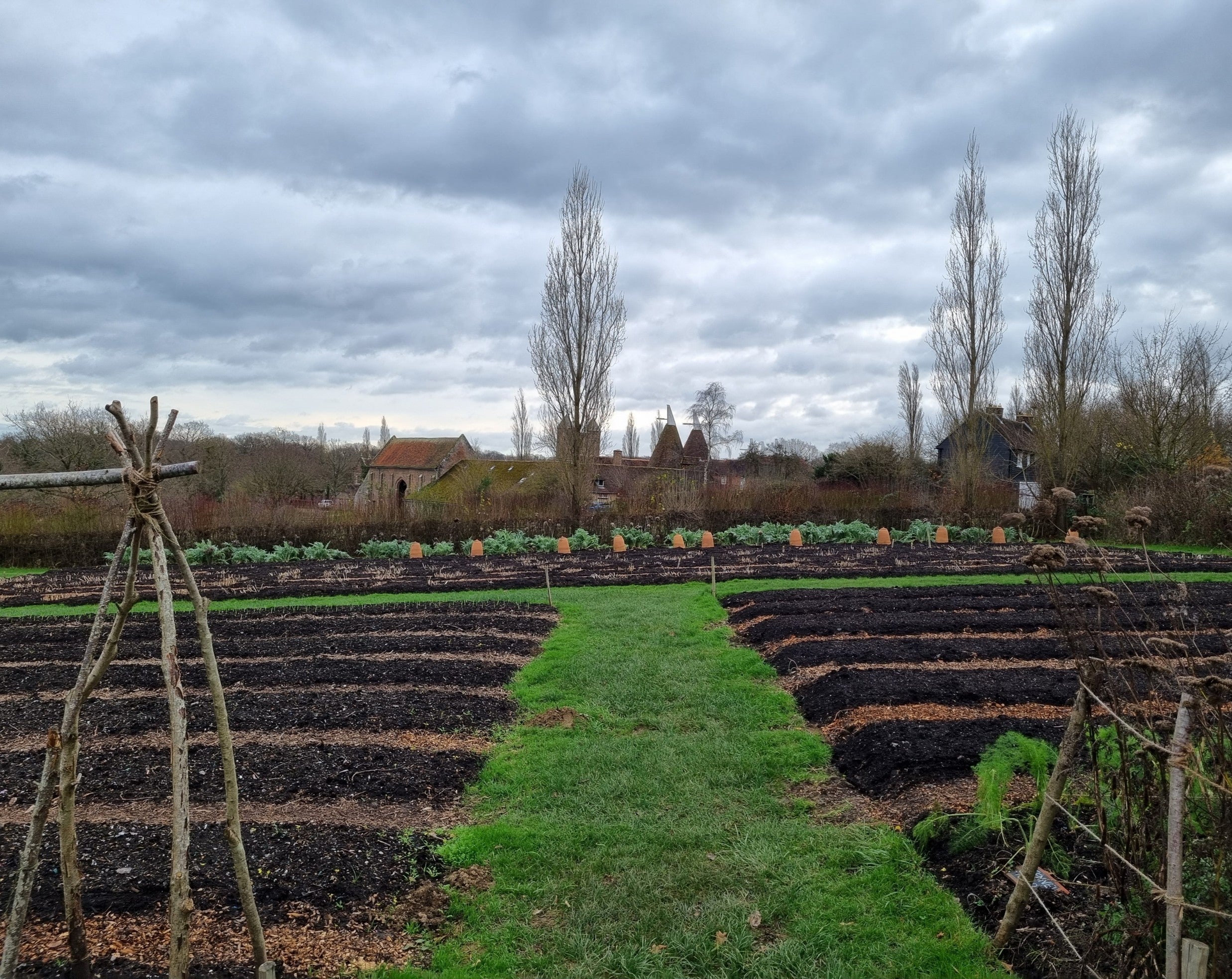 No Dig at Sissinghurst's vegetable garden