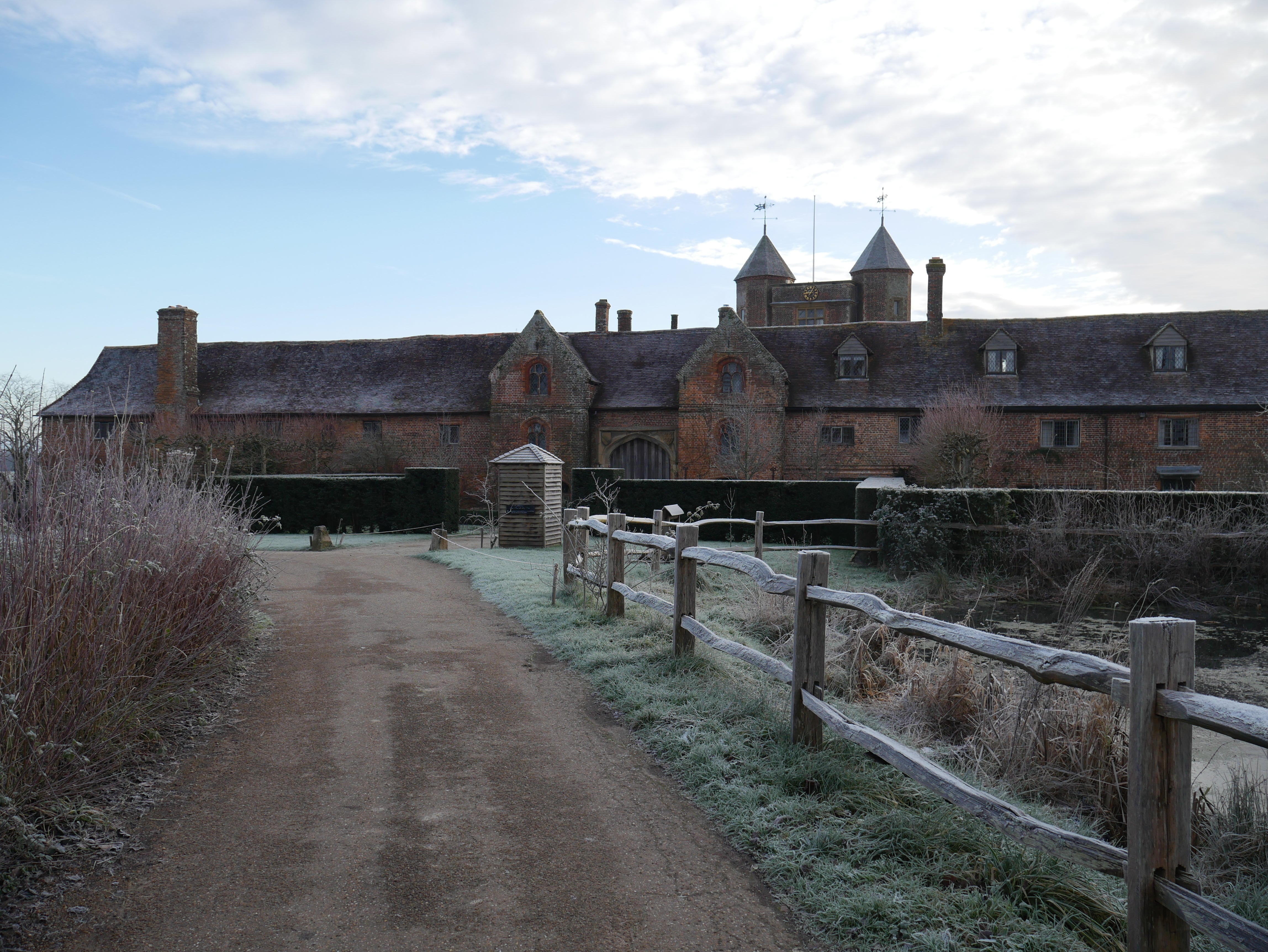 Wintry mornings at Sissinghurst Castle