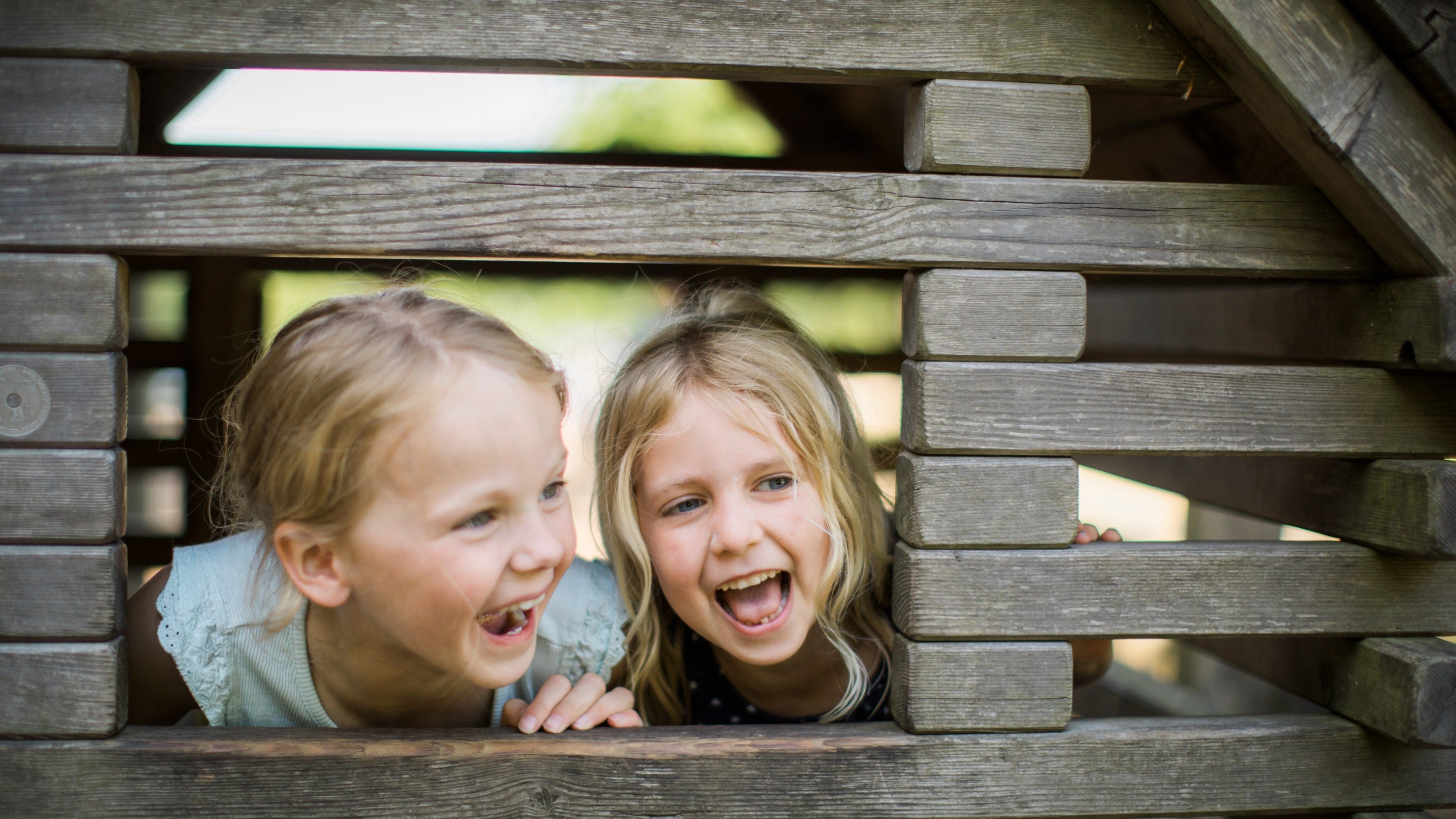 Children playing in the play park at Fell Foot in Windermere