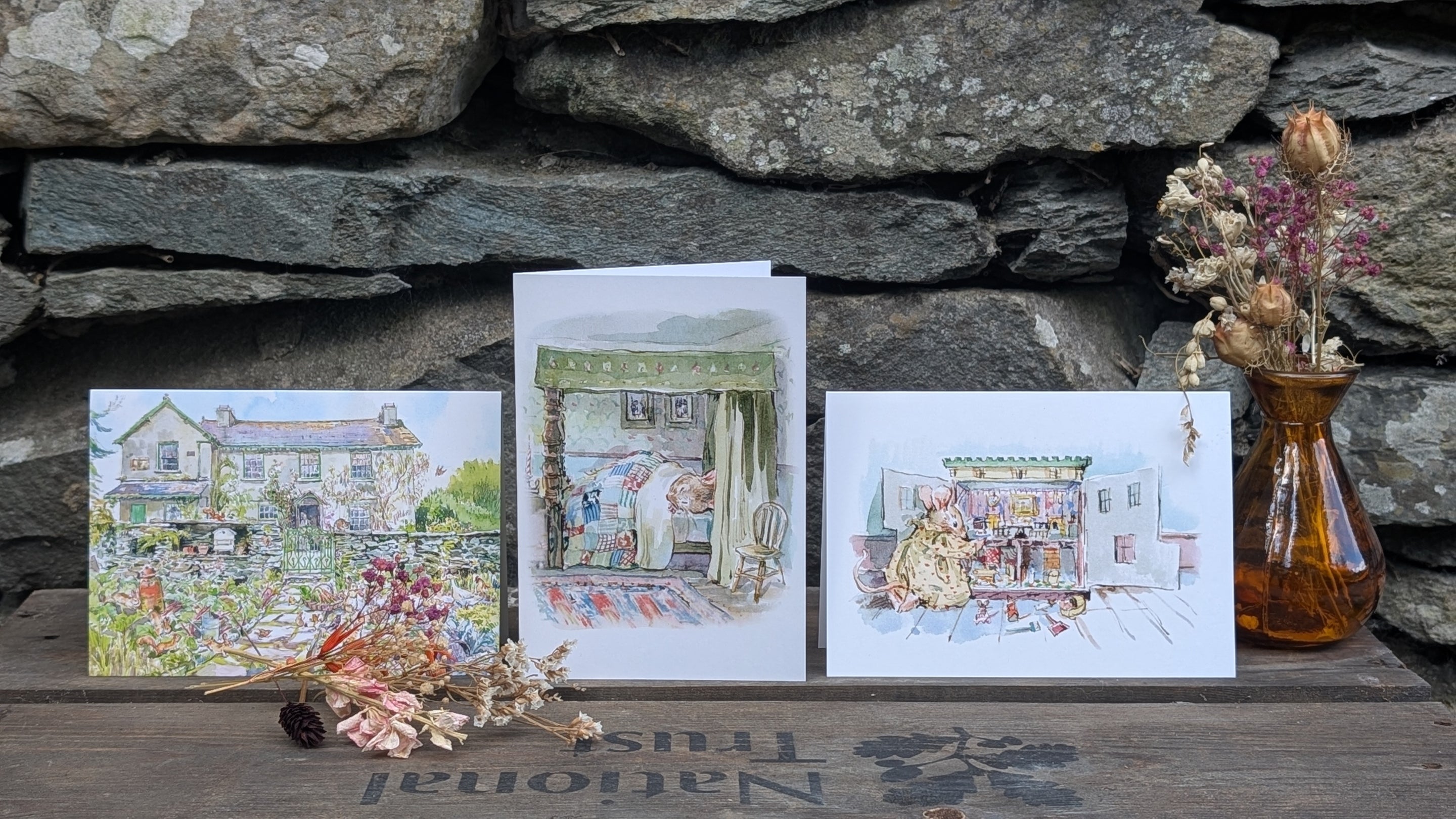 A selection of Hill Top Greeting Cards