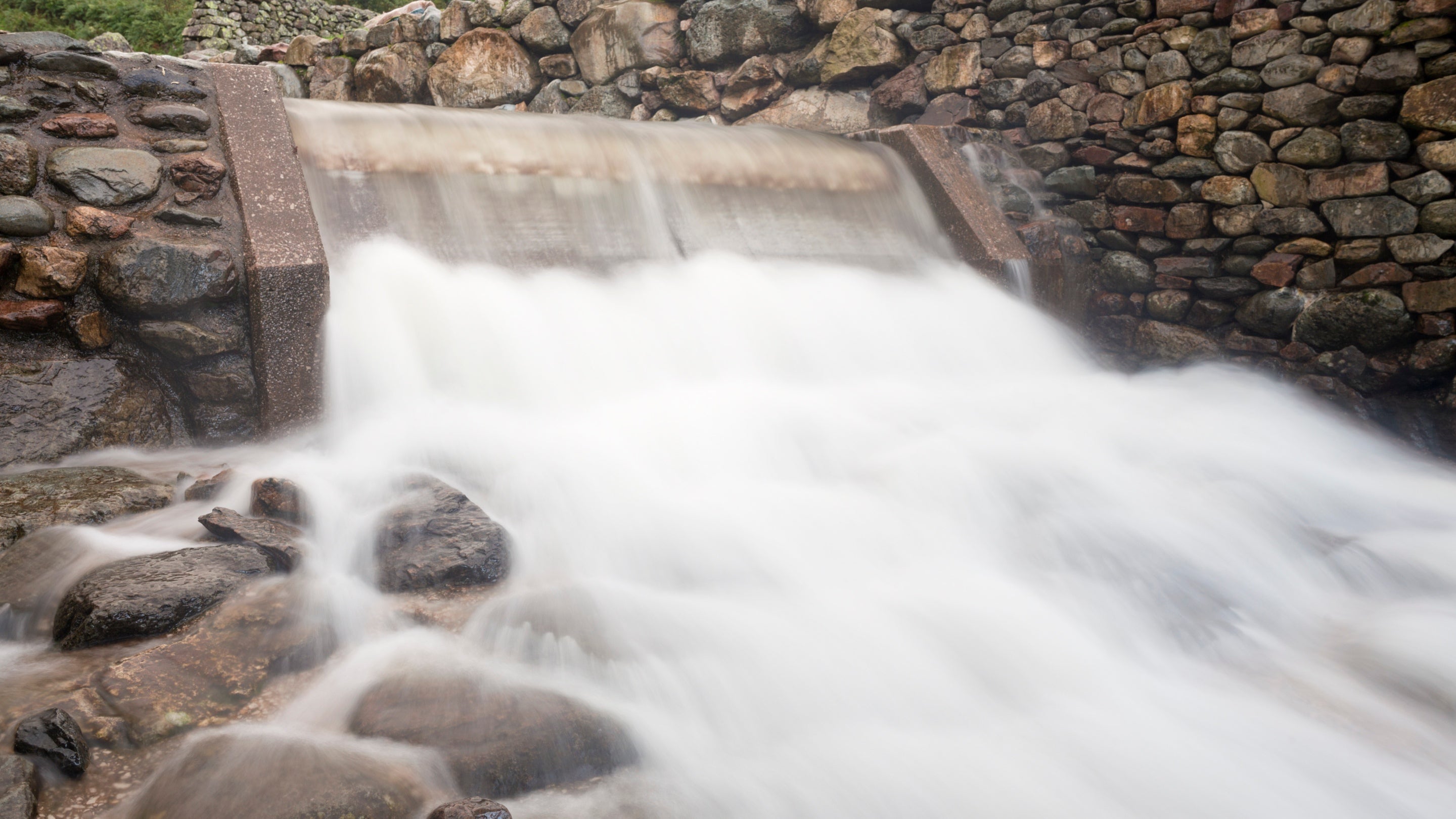 Stickle Ghyll hydro-electric turbine at Sticklebarn and the Langdales, Cumbria
