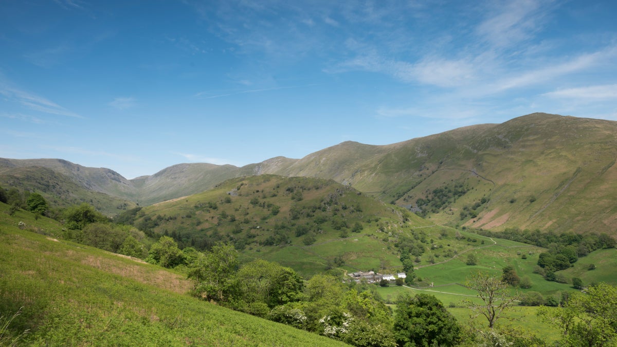 Townend and Troutbeck Valley walk Cumbria National Trust