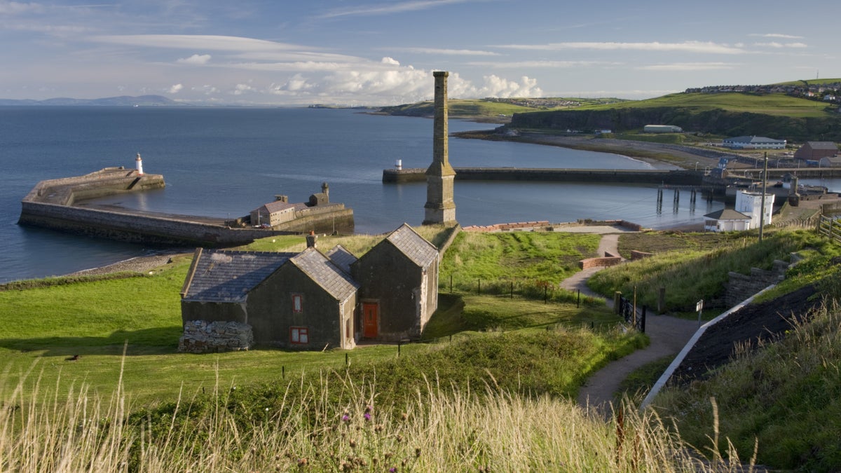 Whitehaven coastal walk Cumbria National Trust