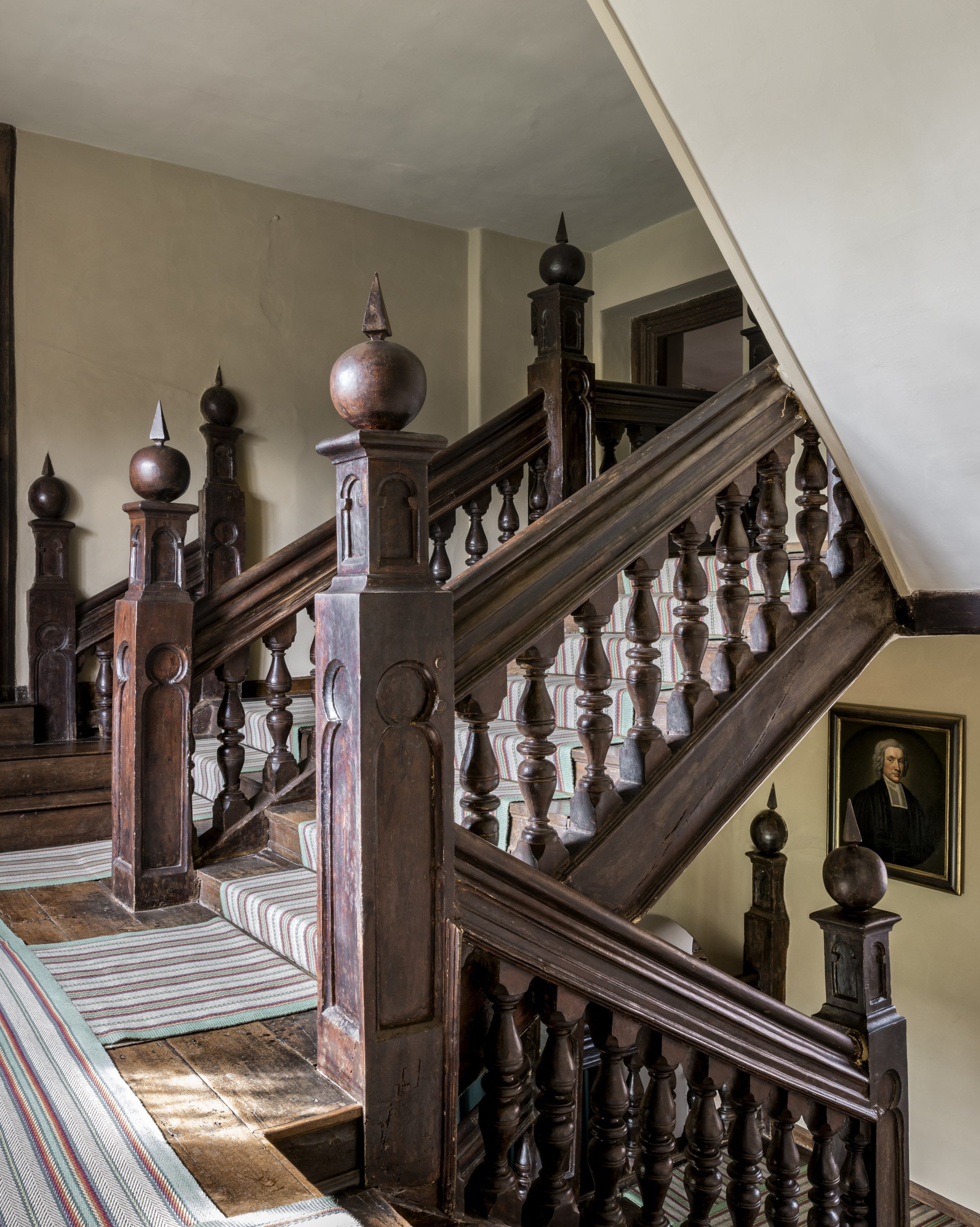 The Staircase at Canons Ashby, Northamptonshire
