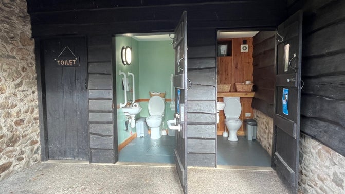 Toilet facilities at Stoneywell, Leicestershire