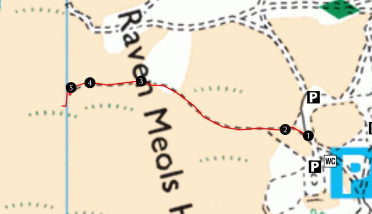 Formby Beach Boardwalk Trails Map