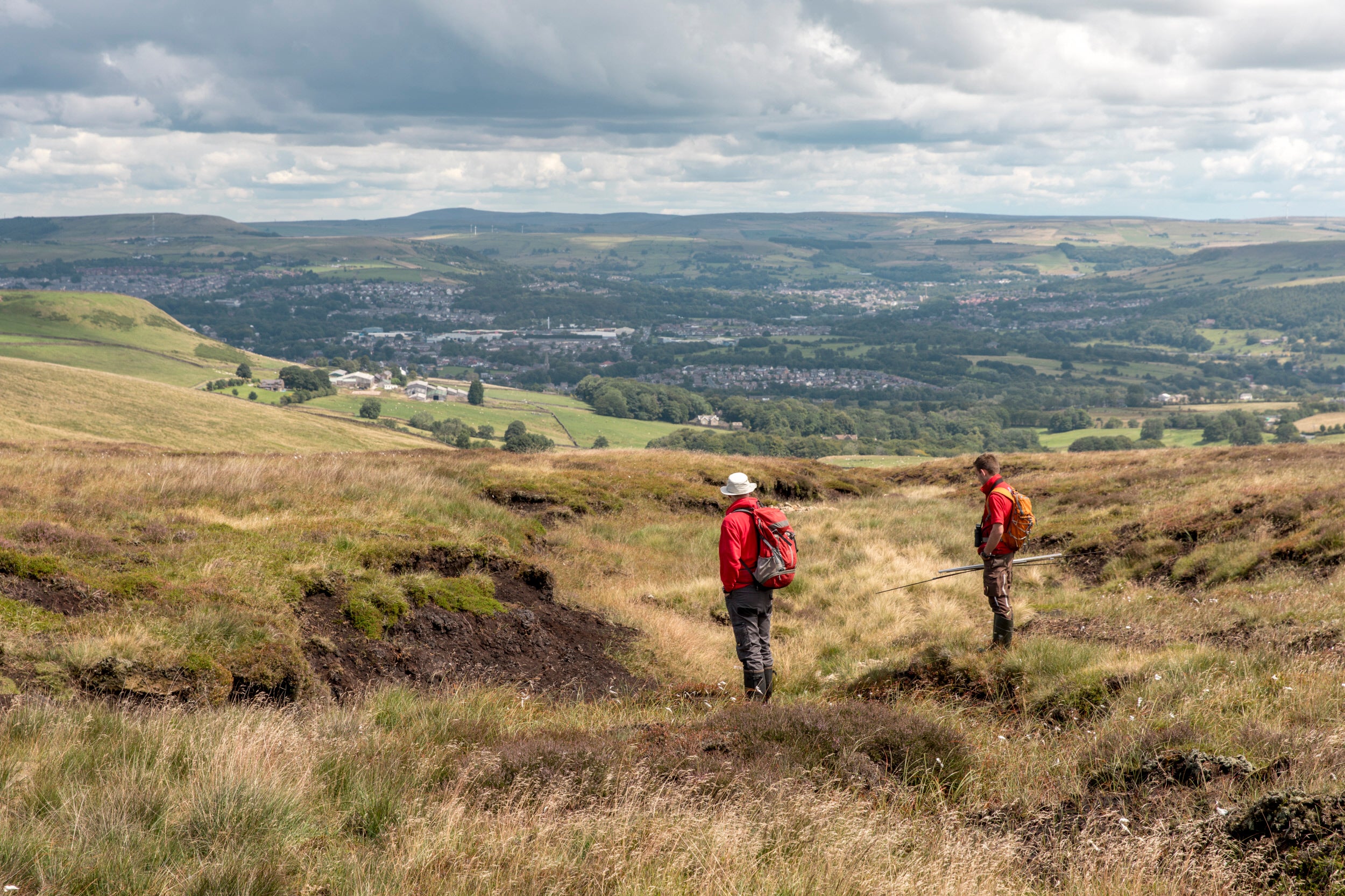 View over Holcombe Moor
