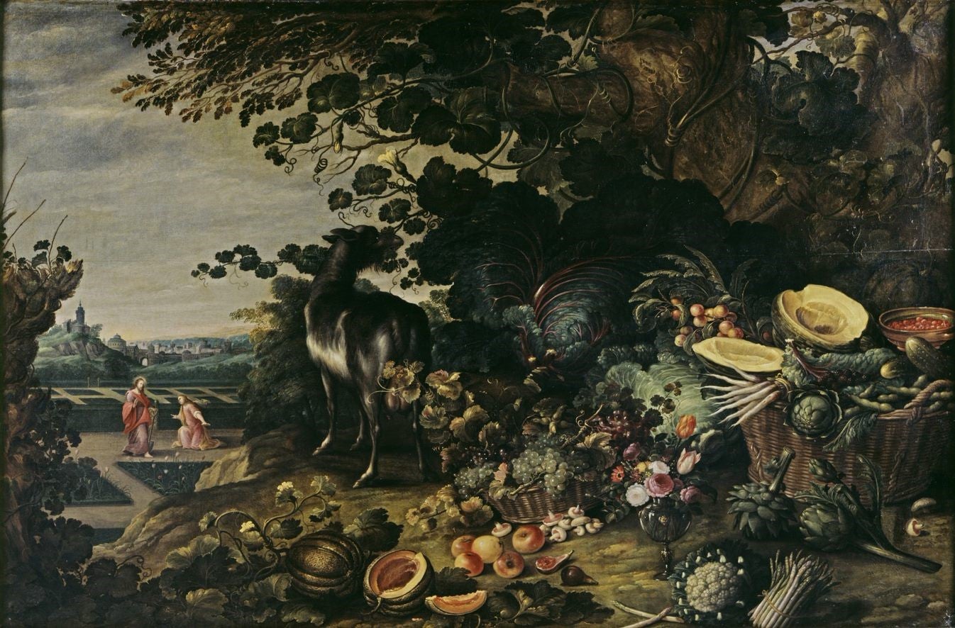 Image of the Exotic Landscape painting by Gommaert van der Gracht