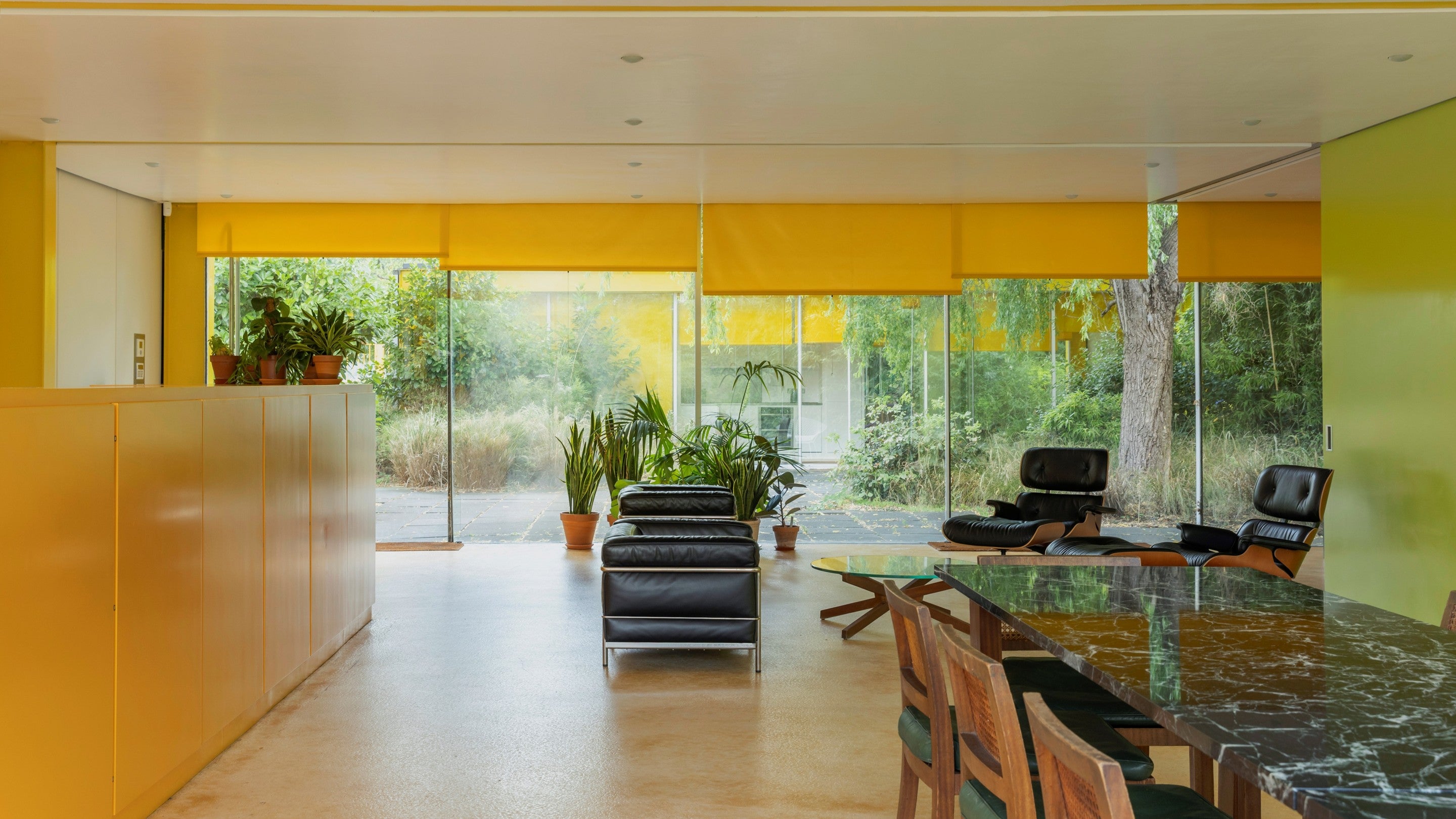 Main house living room and dining room at 22 Parkside, London