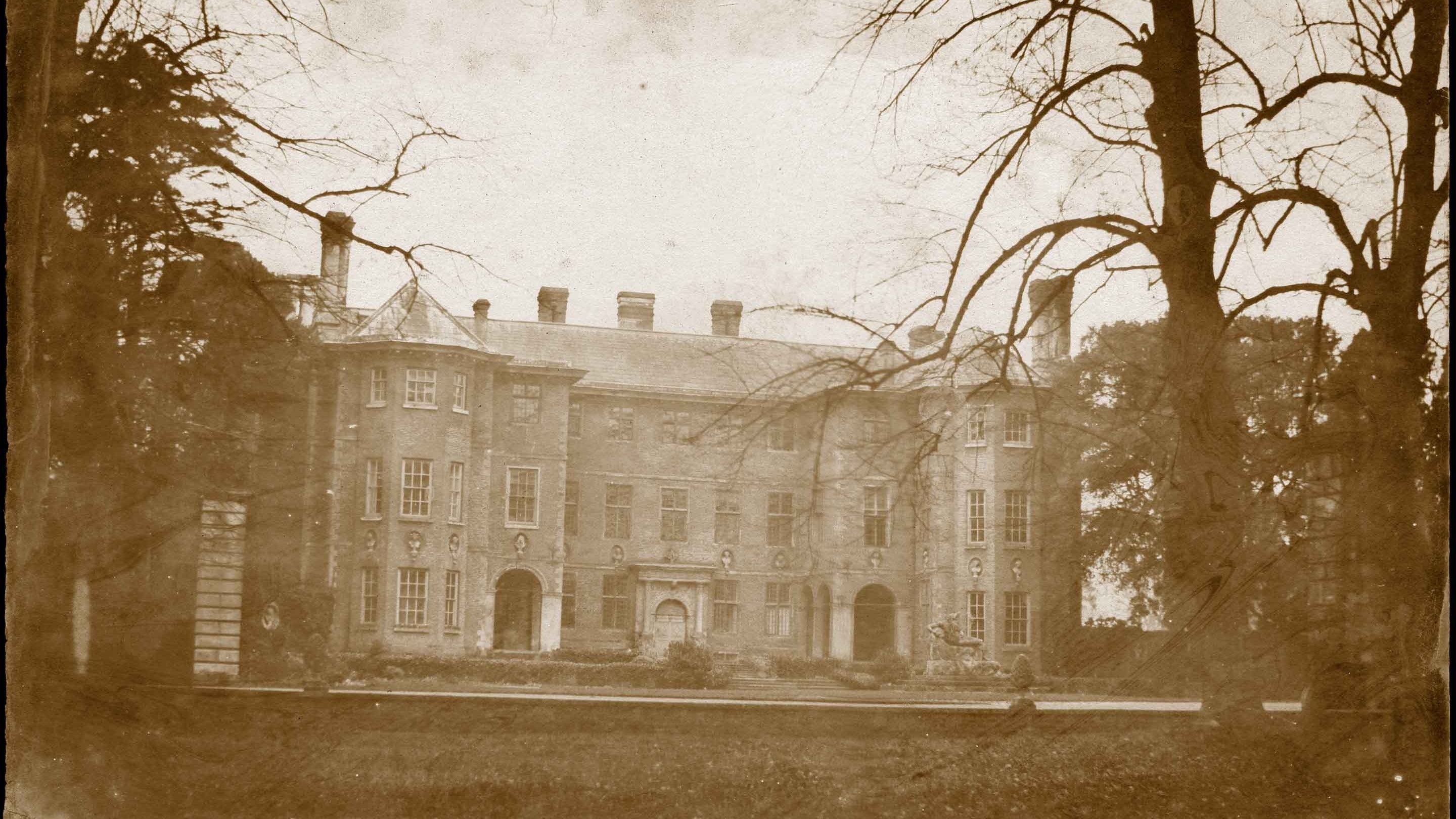 An early photograph of Ham House in London