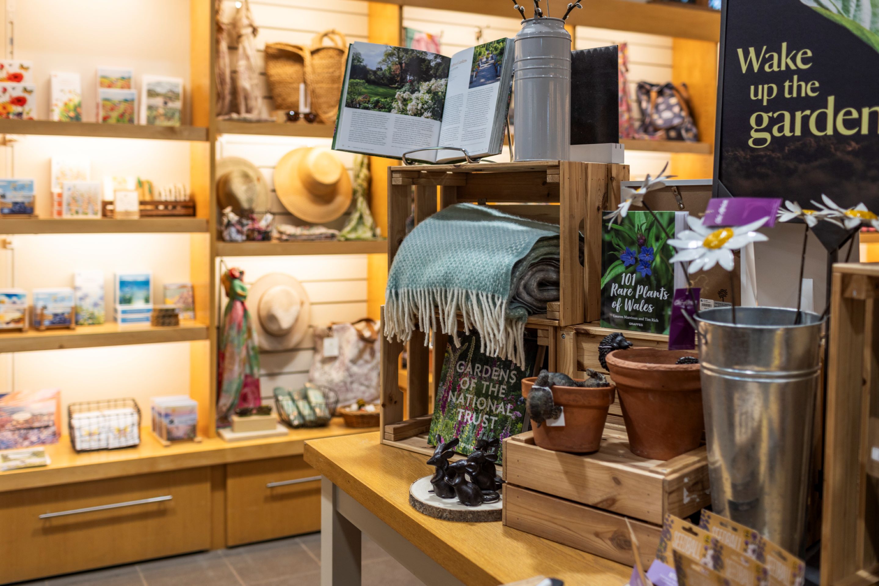 Interior of a National Trust property shop
