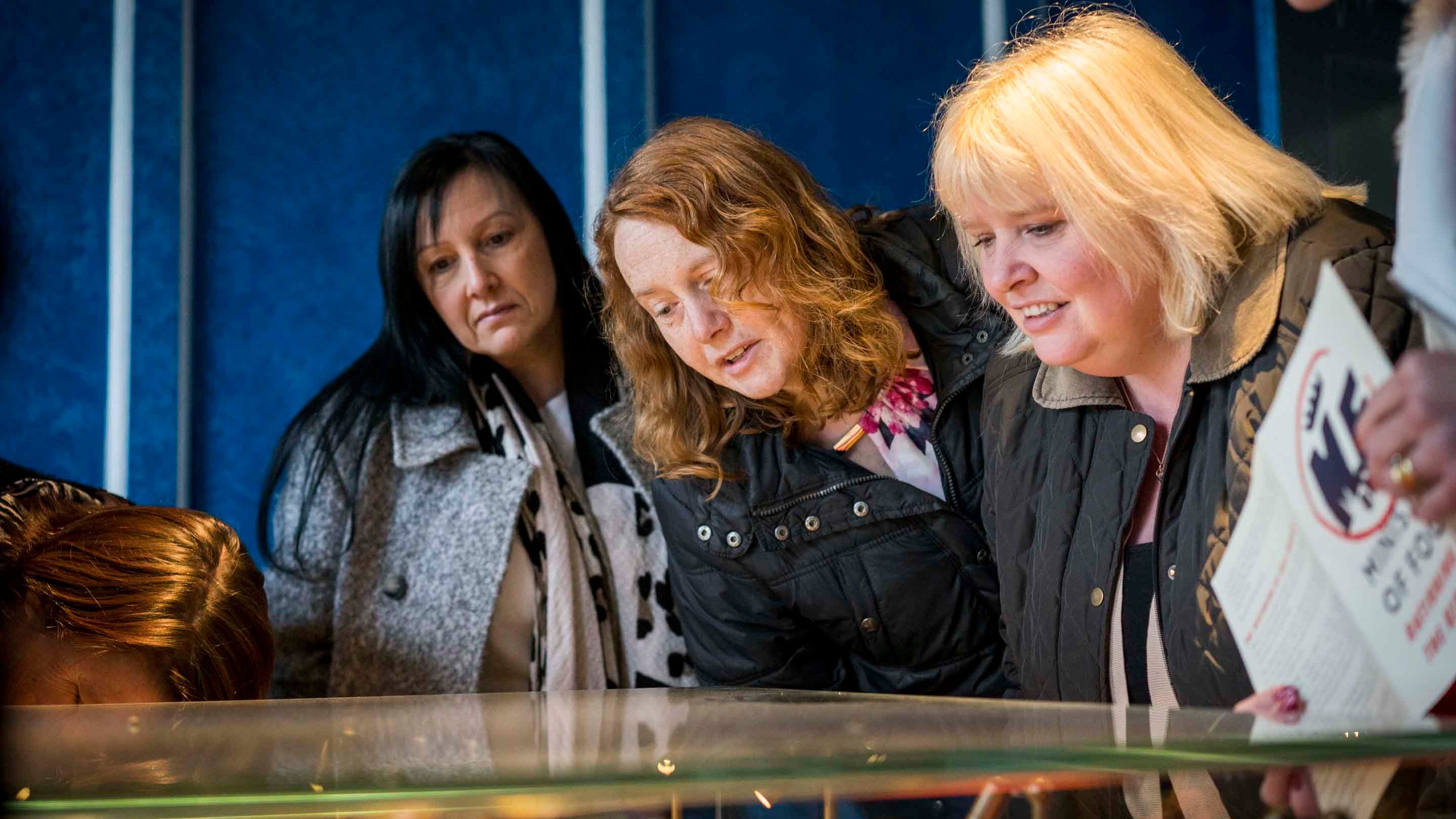 Visitors on a group tour at Rainham Hall, London