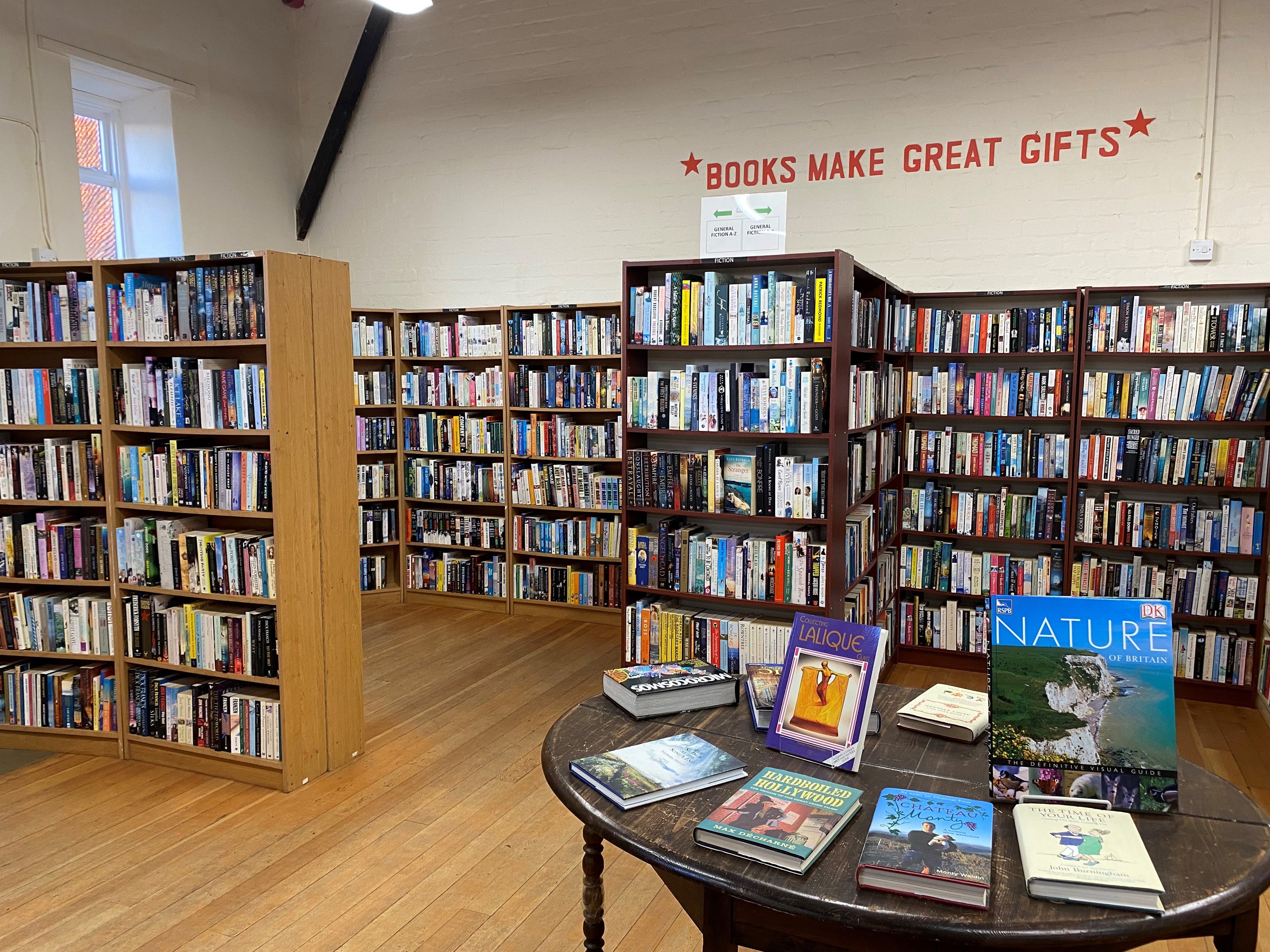 The second-hand bookshop at Blickling