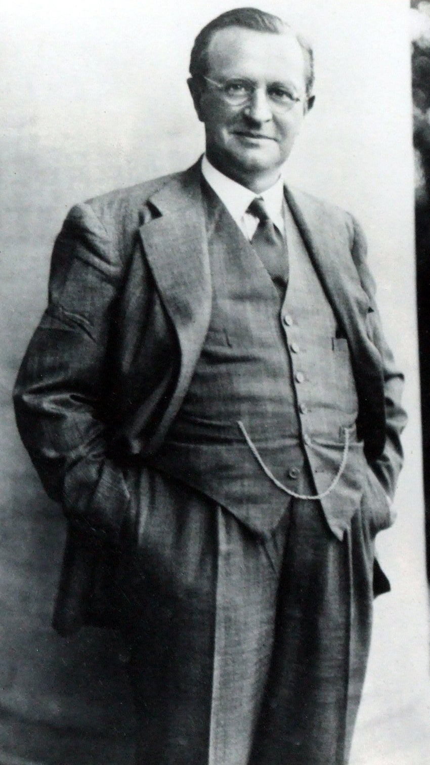 Black and white photograph of Philip Henry Kerr, 11th Marquess of Lothian (1882-1940)