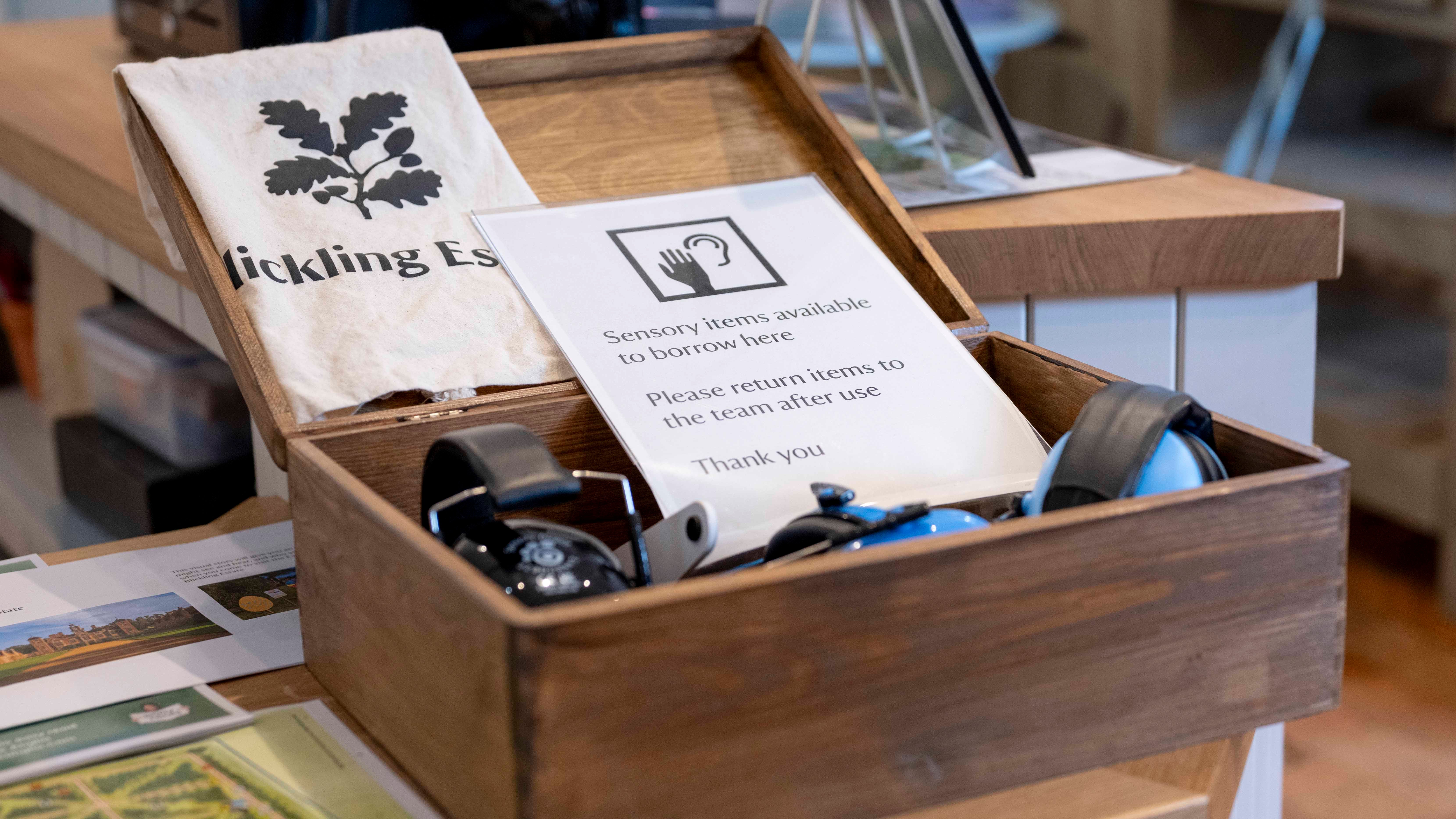Sensory items are available to borrow at Blickling Estate