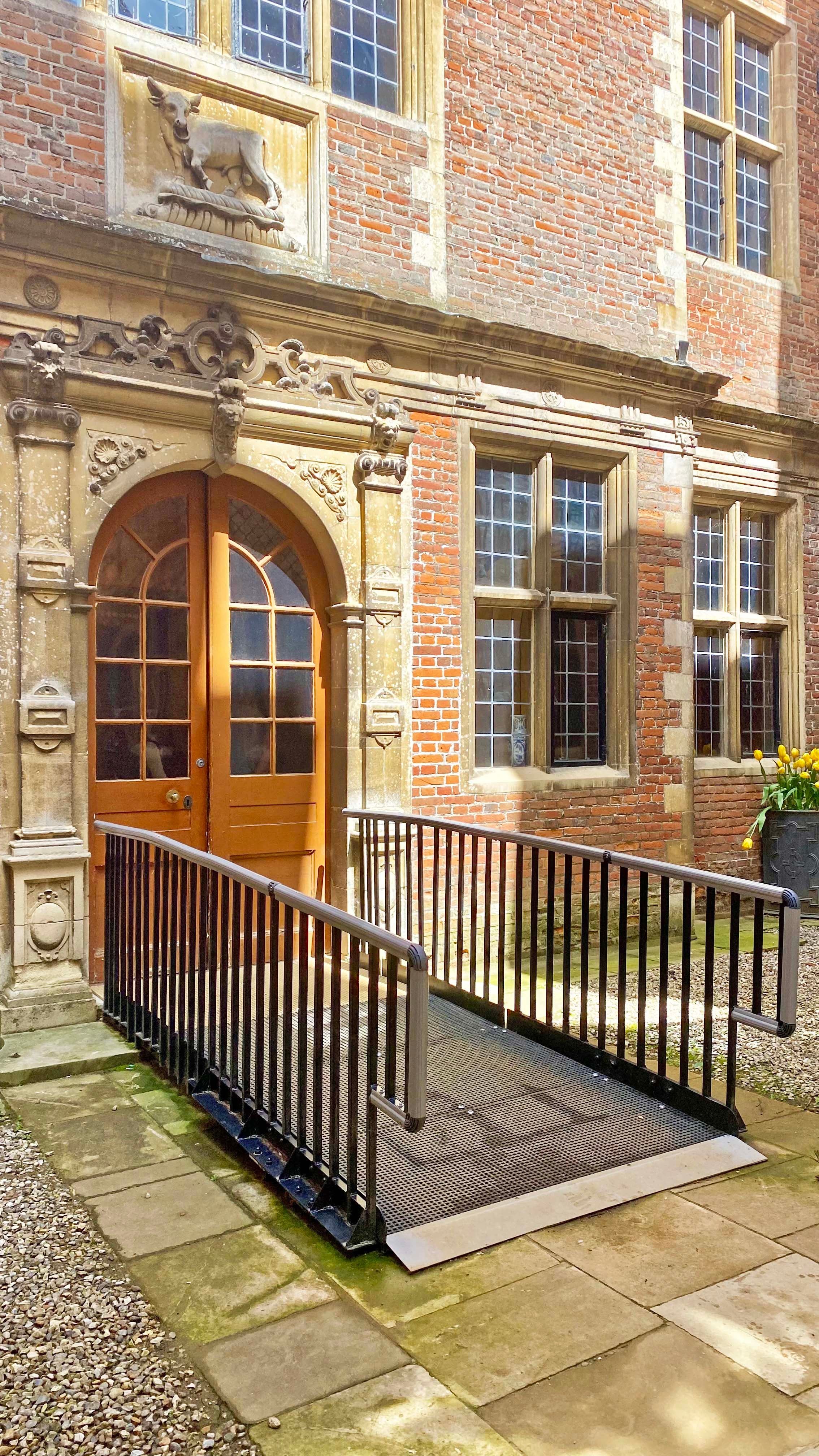 Blickling Hall ramp and doorway entrance