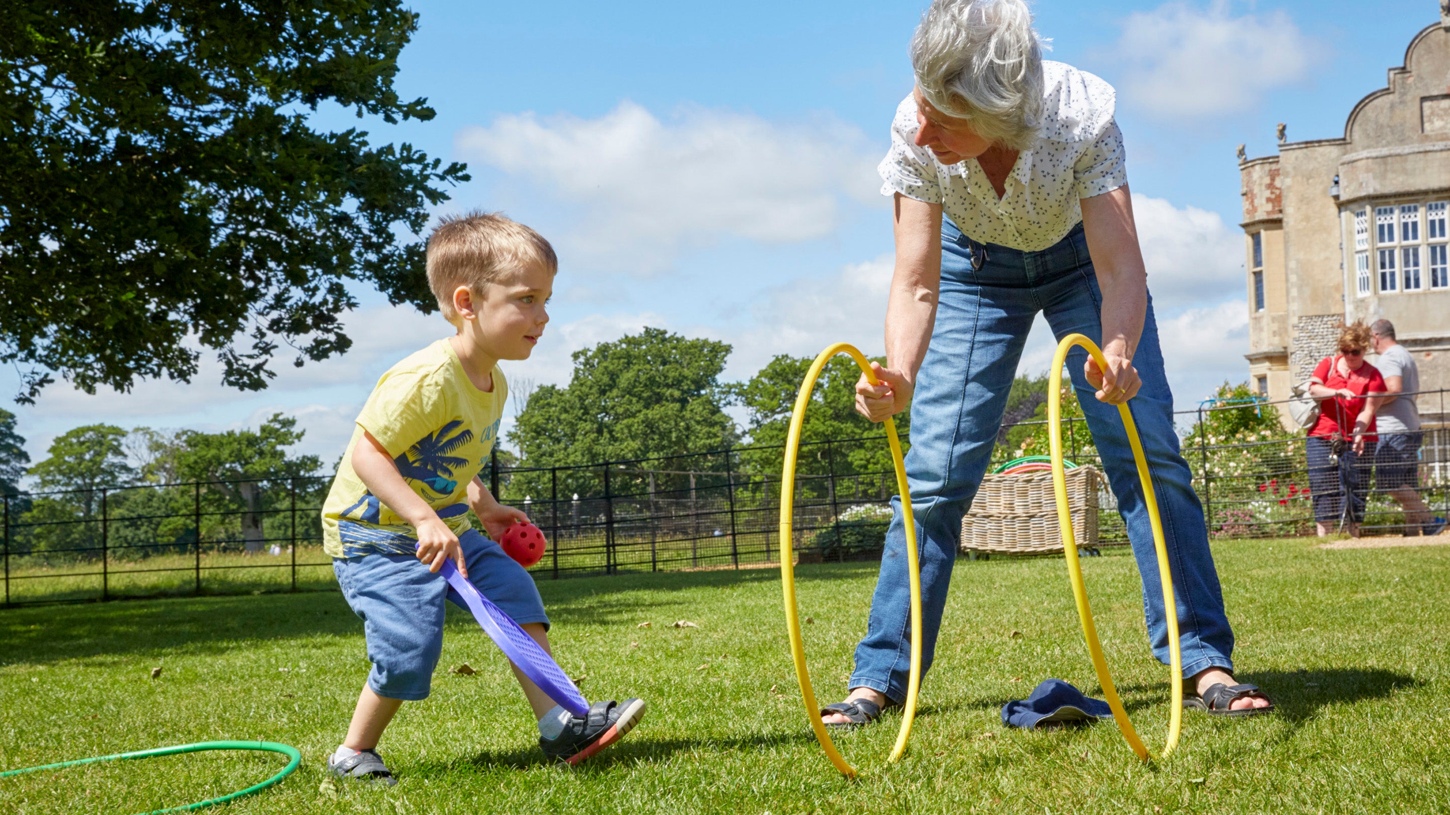 Playing games with hoops at Felbrigg